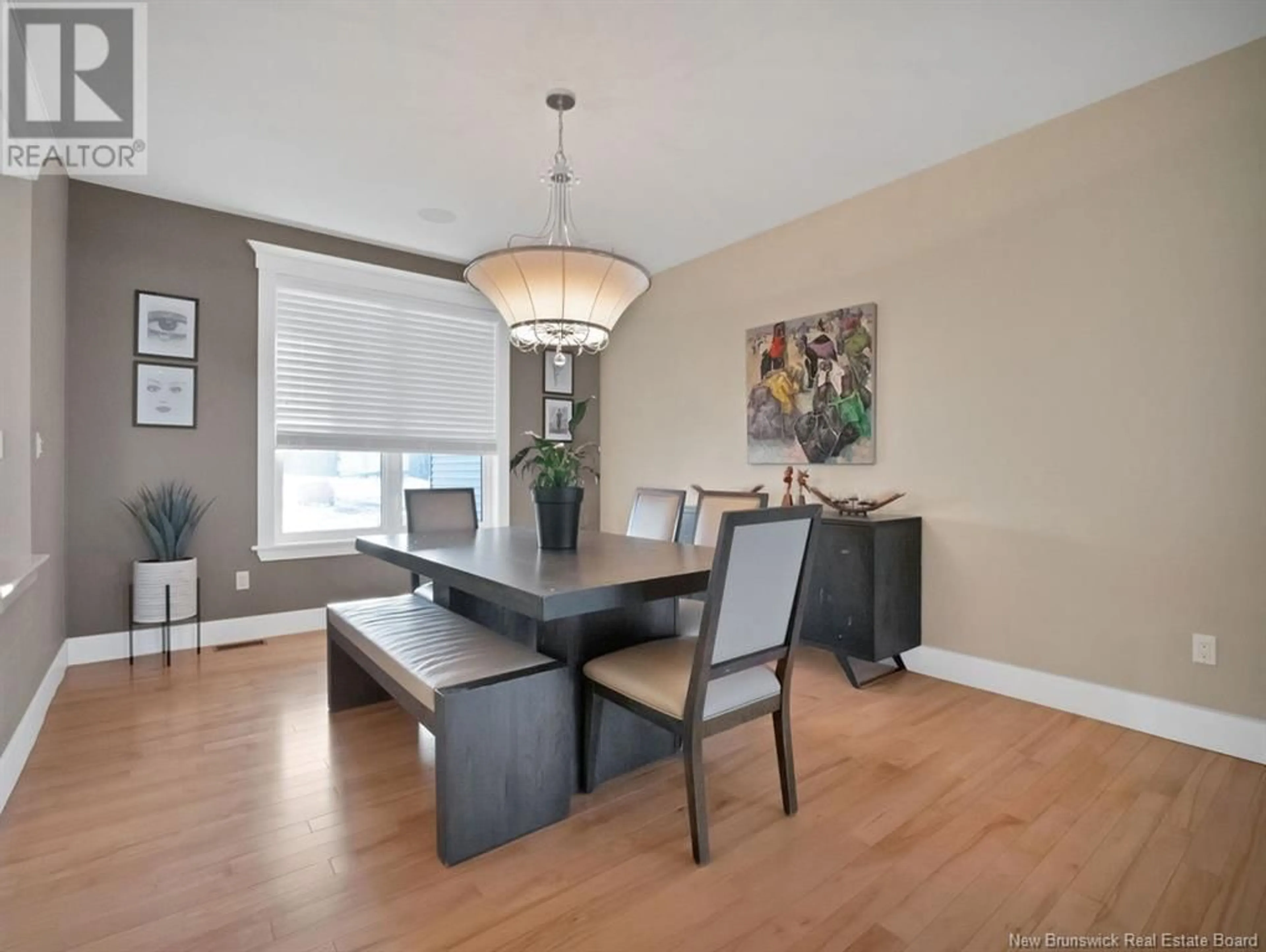 Dining room, wood/laminate floor for 180 Amiens Drive, Moncton New Brunswick E1G5R6