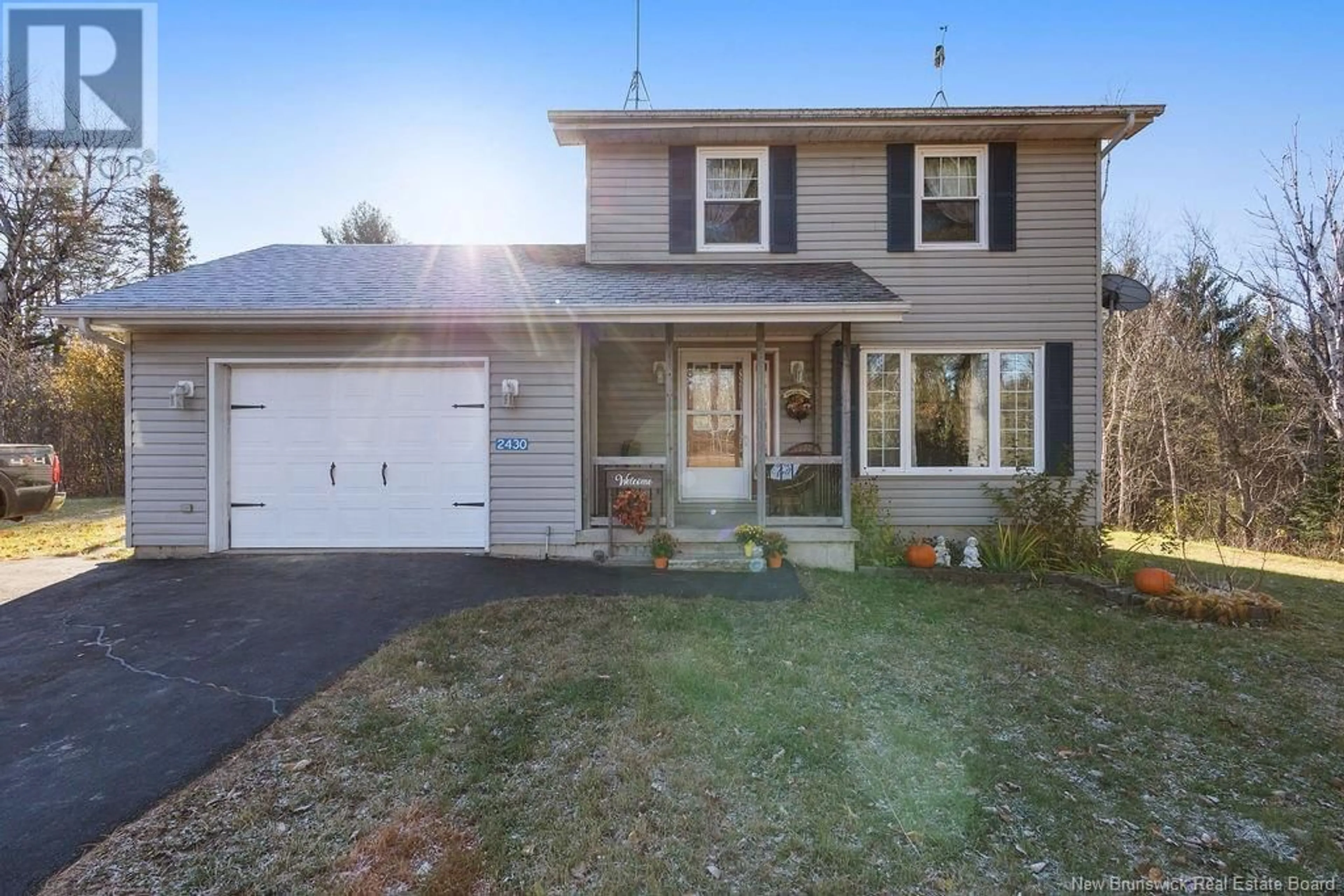 Home with vinyl exterior material, street for 2430 ROUTE 108, Renous New Brunswick E9E2N4