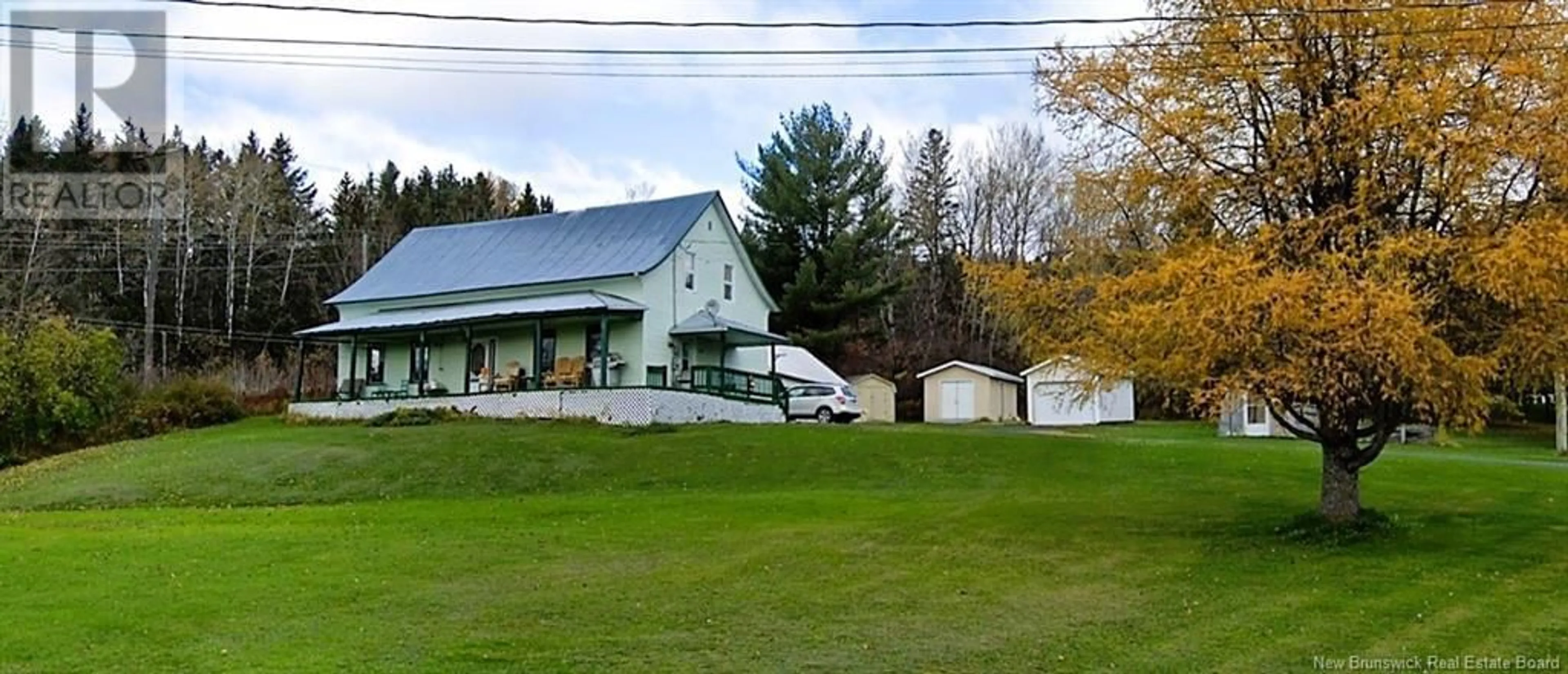 A pic from outside/outdoor area/front of a property/back of a property/a pic from drone, unknown for 32 Corno Street, Saint-Basile New Brunswick E7C1P7