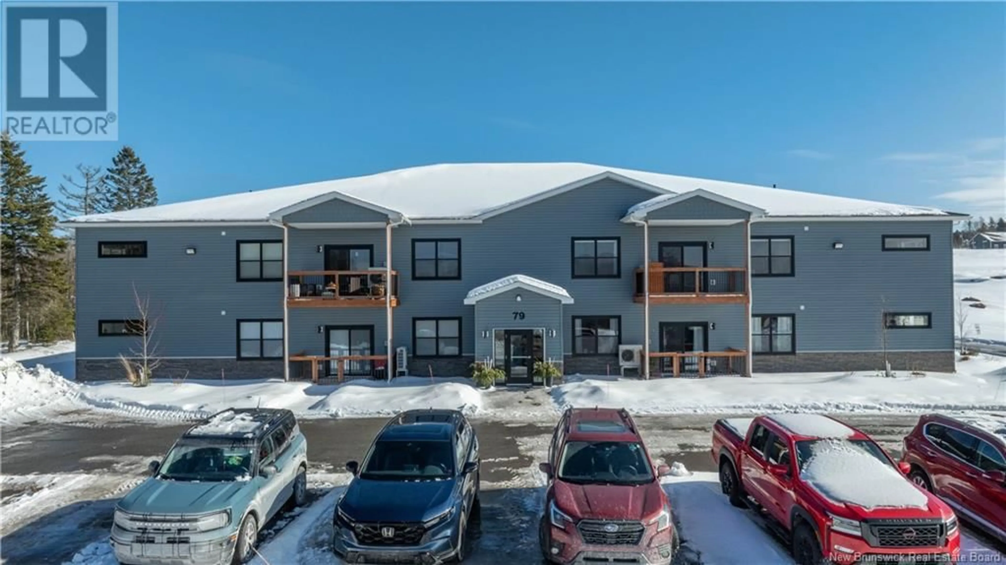 A pic from outside/outdoor area/front of a property/back of a property/a pic from drone, building for 79 Mapleview Drive Unit# 202, Hampton New Brunswick E5N0A6