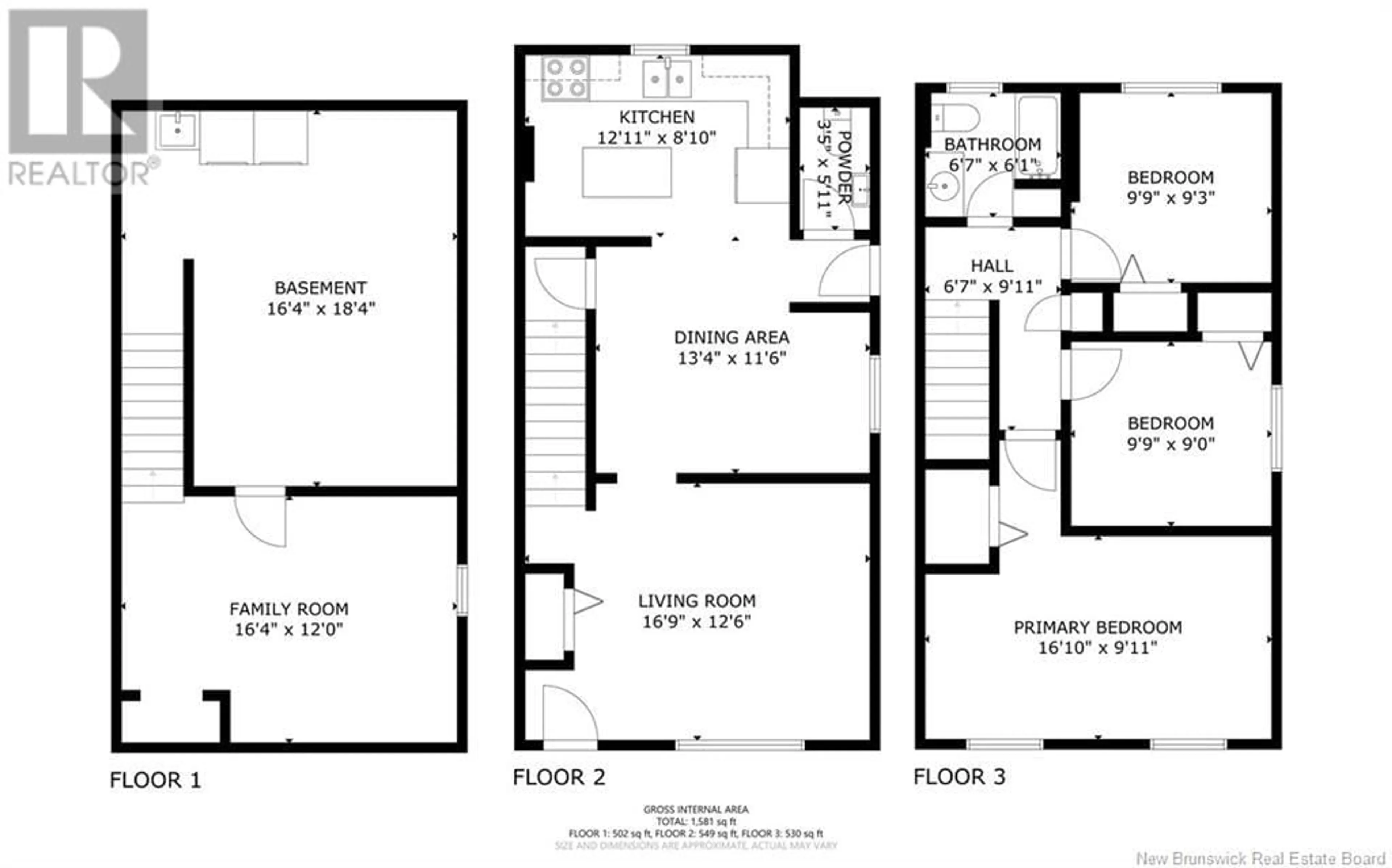 Floor plan for 65 Jenning Drive, Fredericton New Brunswick E3A4X9