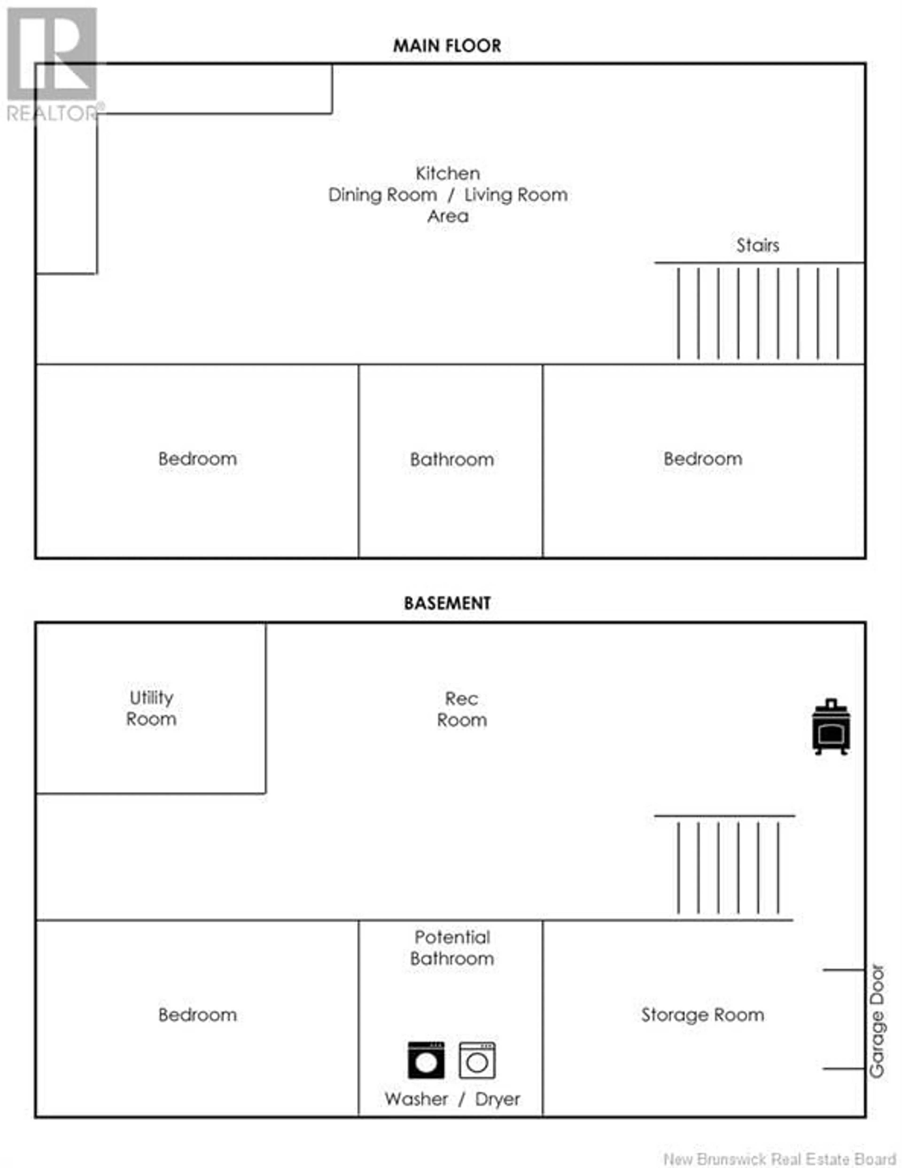 Floor plan for 120 Hersonville Road, Lamberts Cove New Brunswick E5V1C6