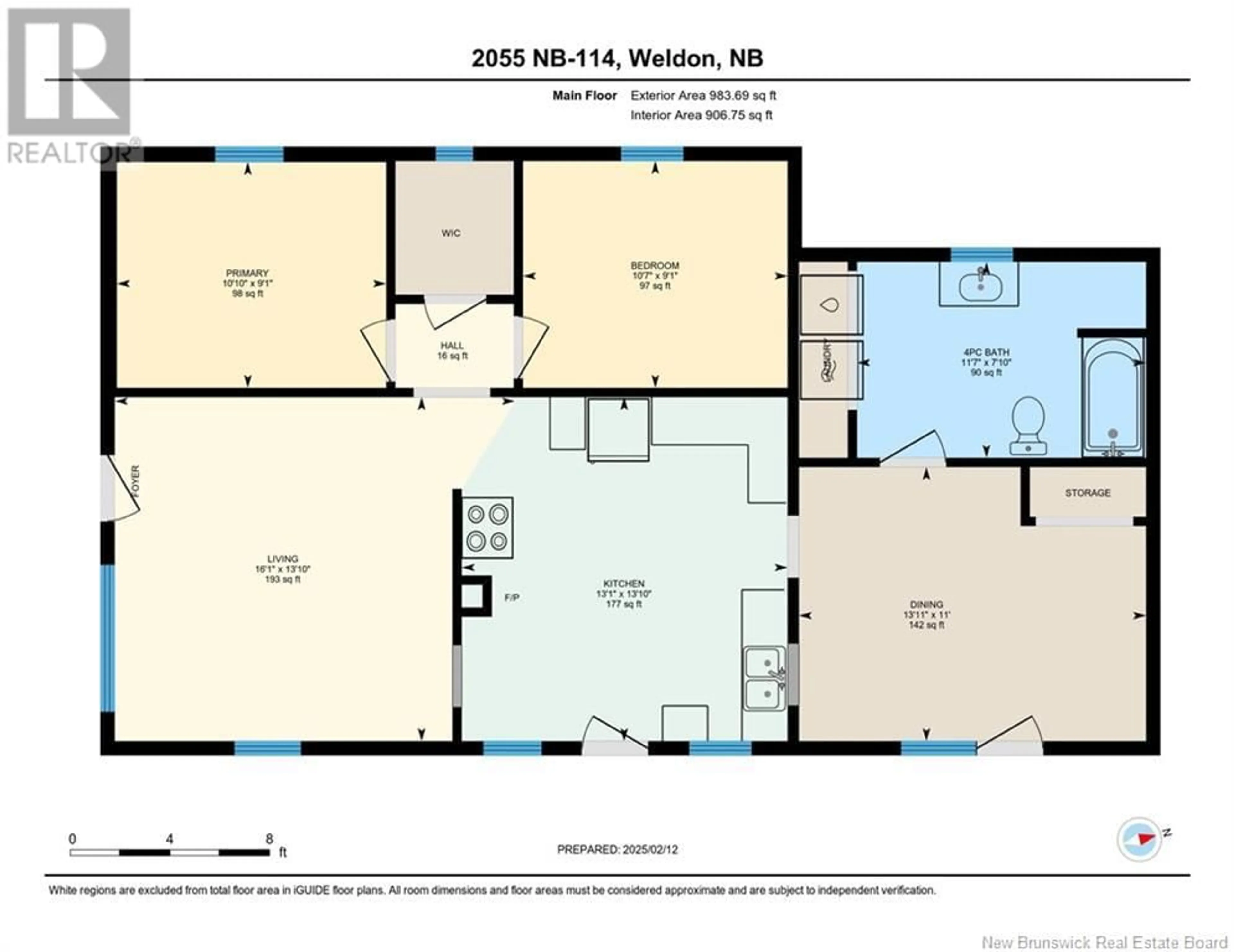 Floor plan for 2055 ROUTE 114, Stoney Creek New Brunswick E1J2J8