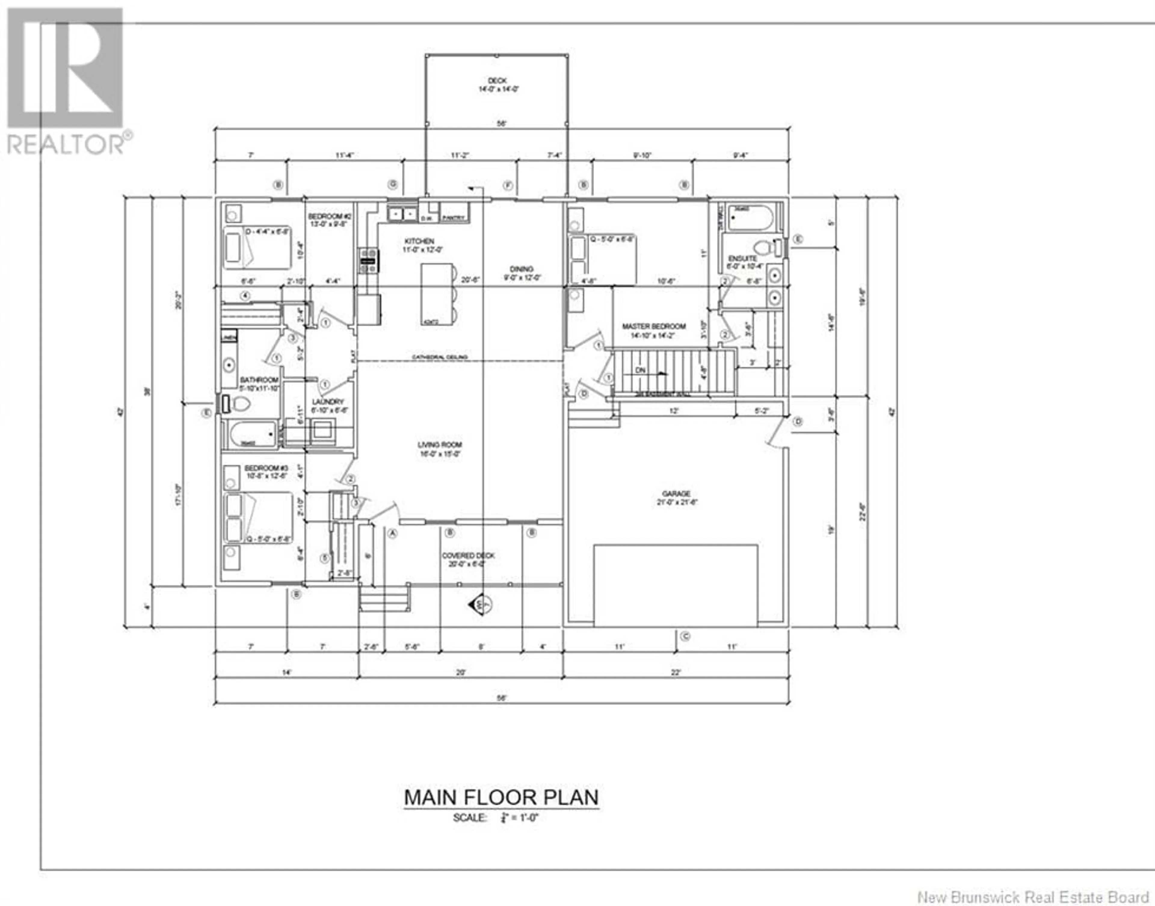 Floor plan for 116 GLENNORTH STREET, Fredericton New Brunswick E3G0A3