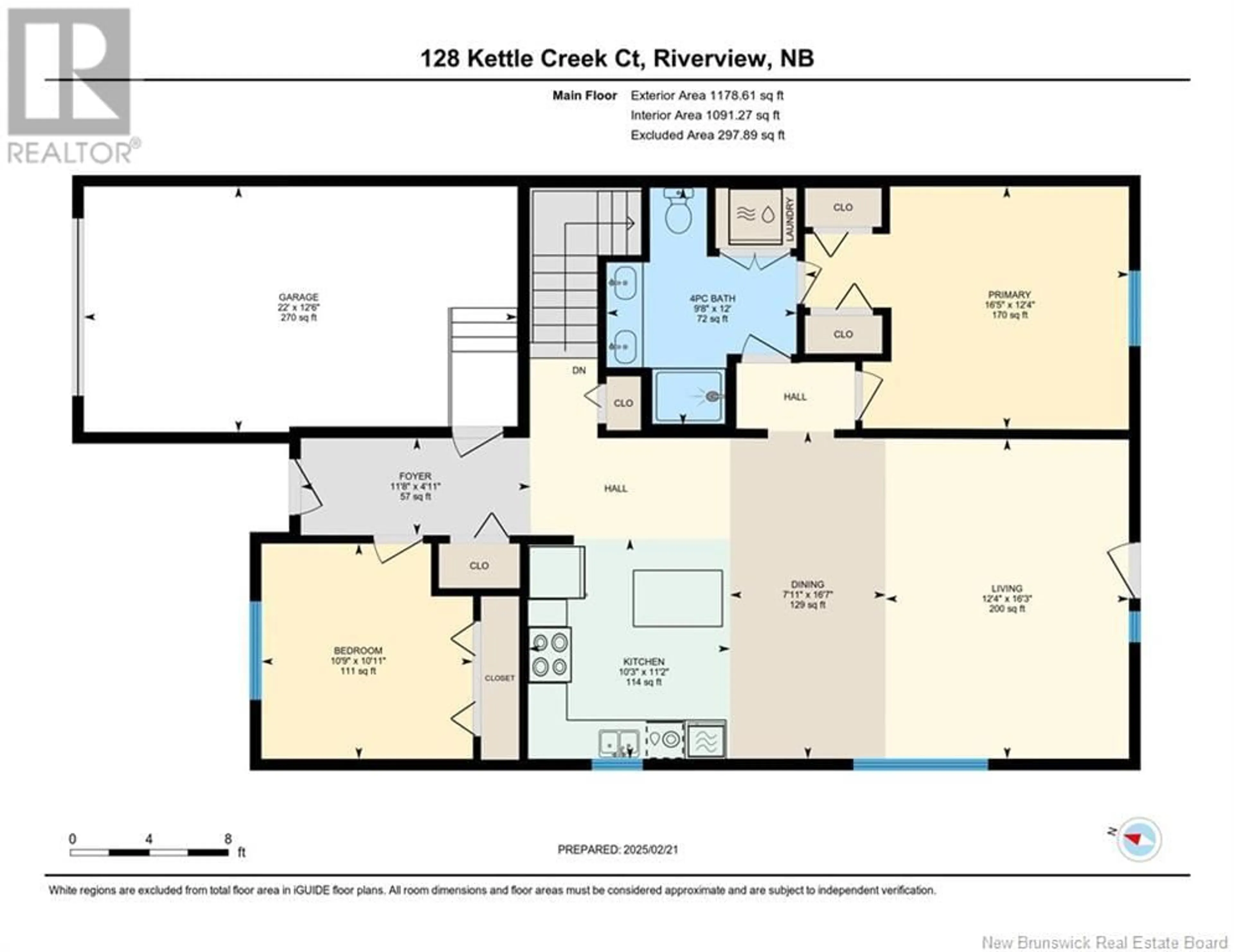 Floor plan for 128 KETTLE CREEK COURT, Riverview New Brunswick E1B0C1