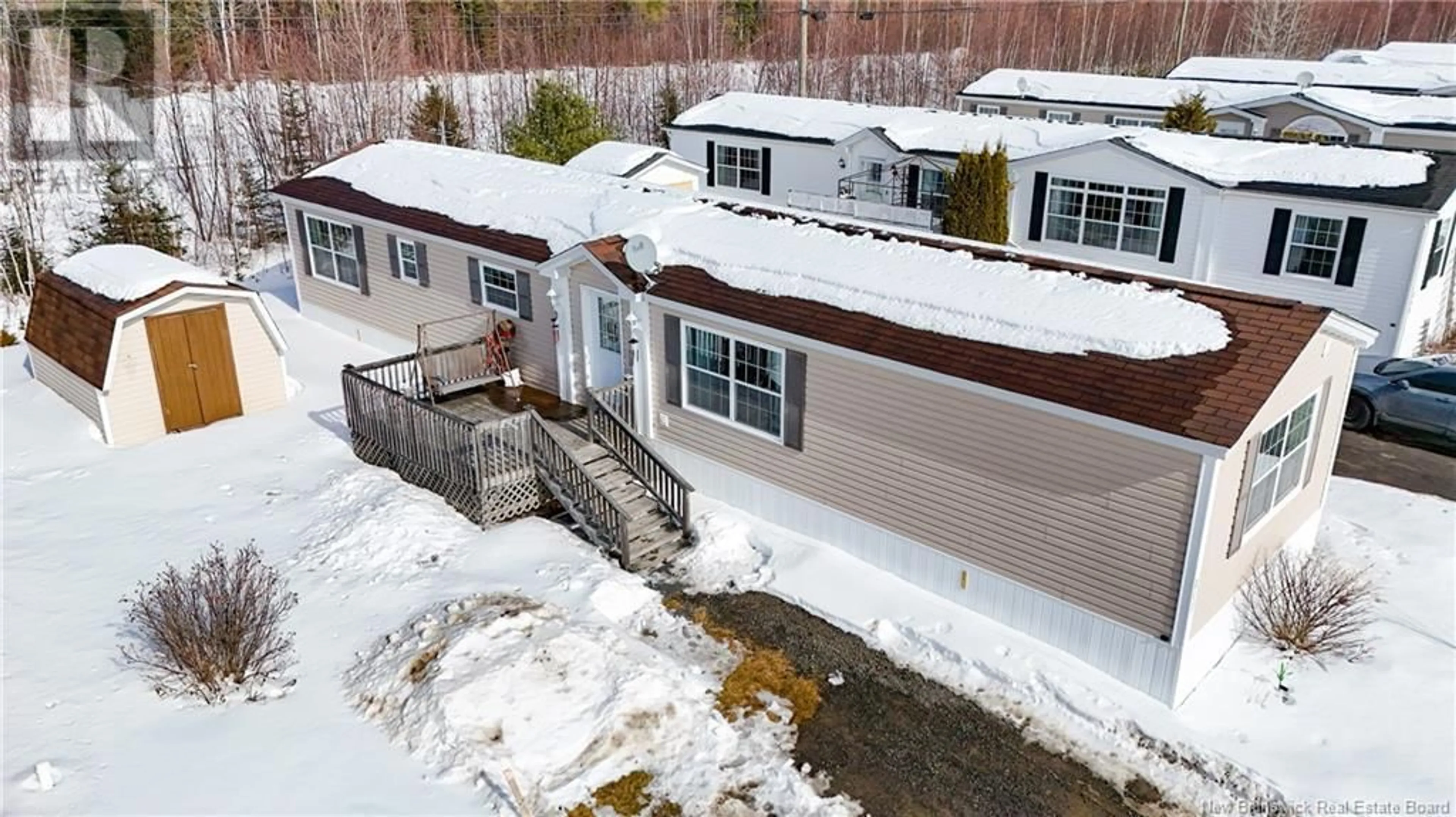 A pic from outside/outdoor area/front of a property/back of a property/a pic from drone, unknown for 217 Glenmar Drive, Fredericton New Brunswick E3G0S3