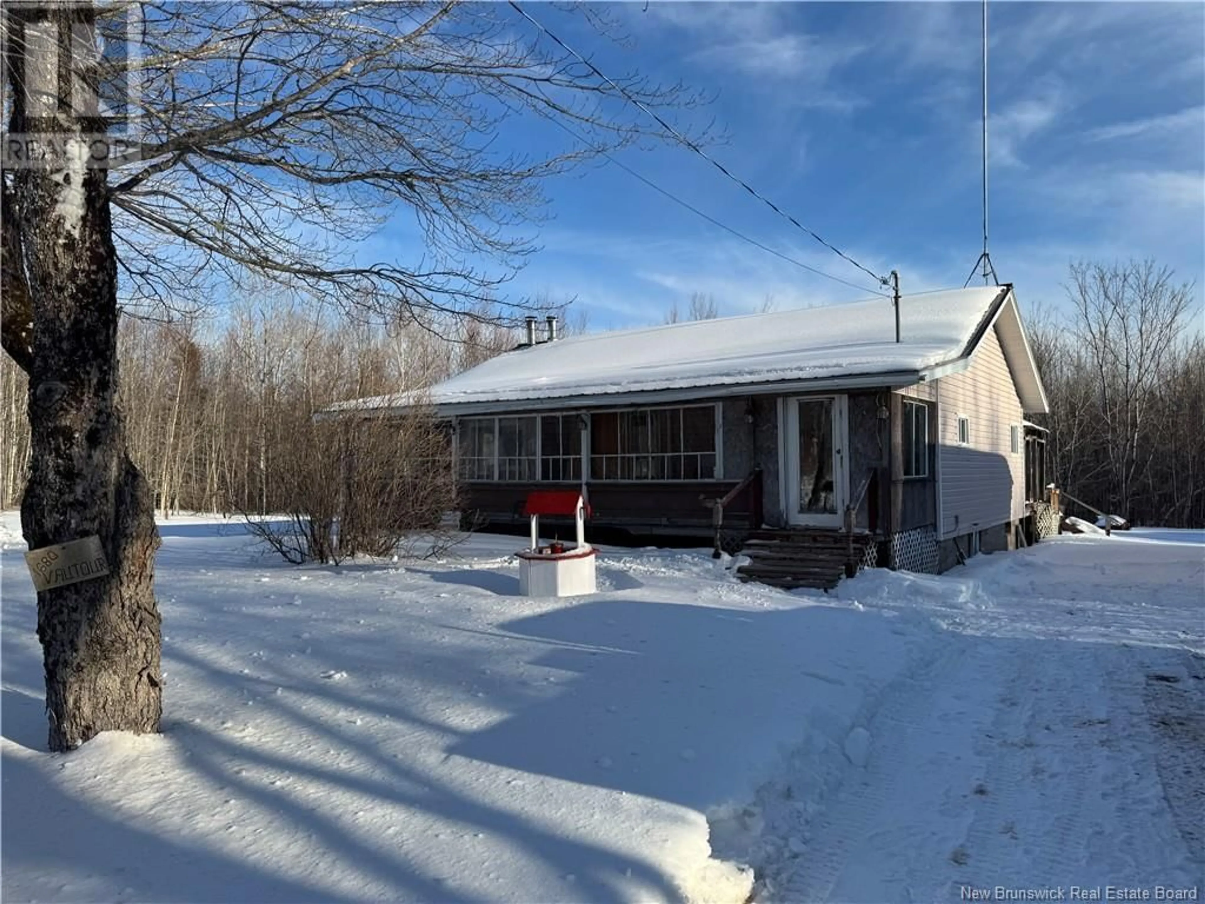 A pic from outside/outdoor area/front of a property/back of a property/a pic from drone, street for 1680 BRONSON SETTLEMENT ROAD, Bronson Settlement New Brunswick E4A2M1
