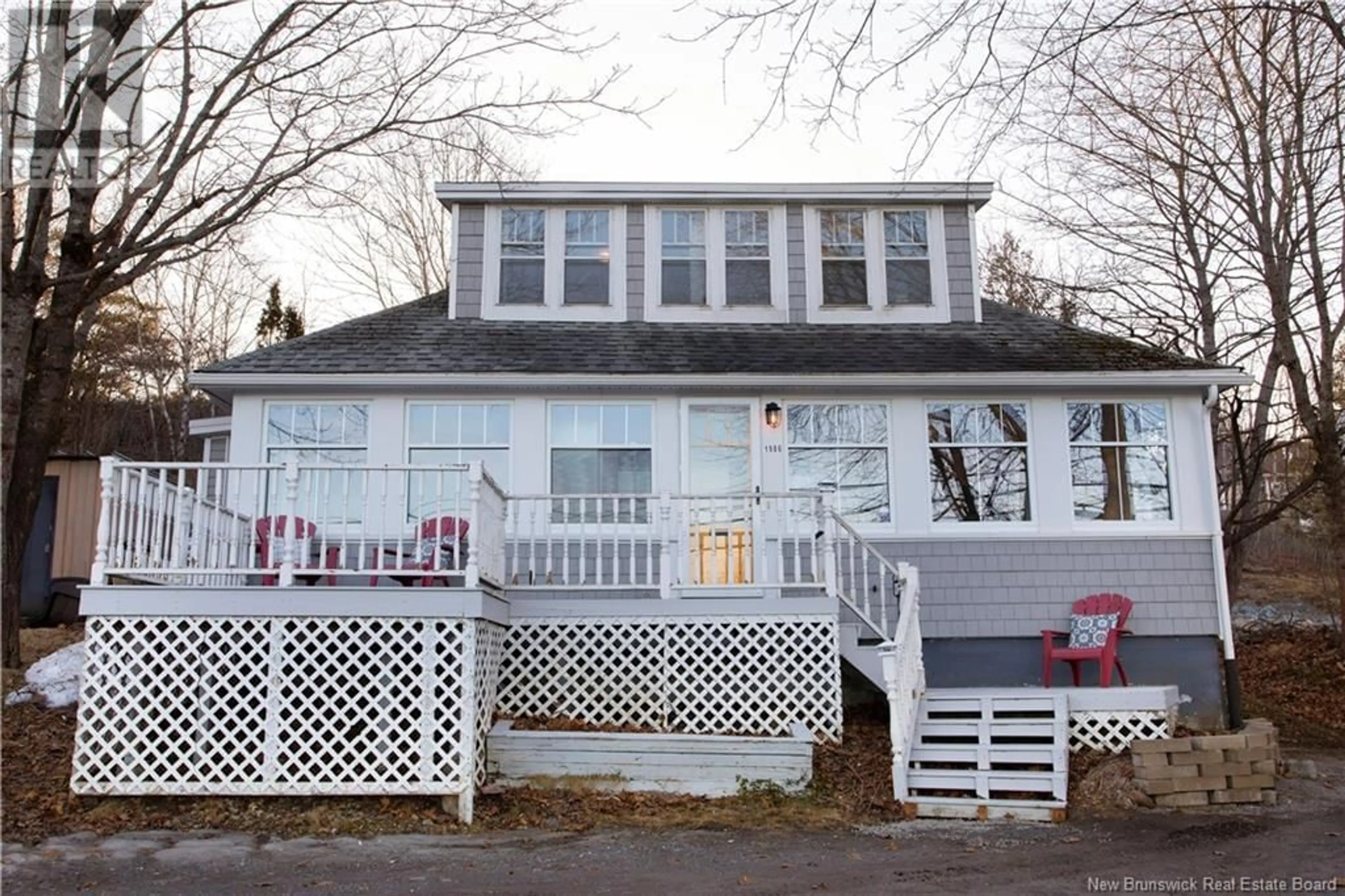 Home with vinyl exterior material, street for 1986 Rothesay Road, Rothesay New Brunswick E2H2J8