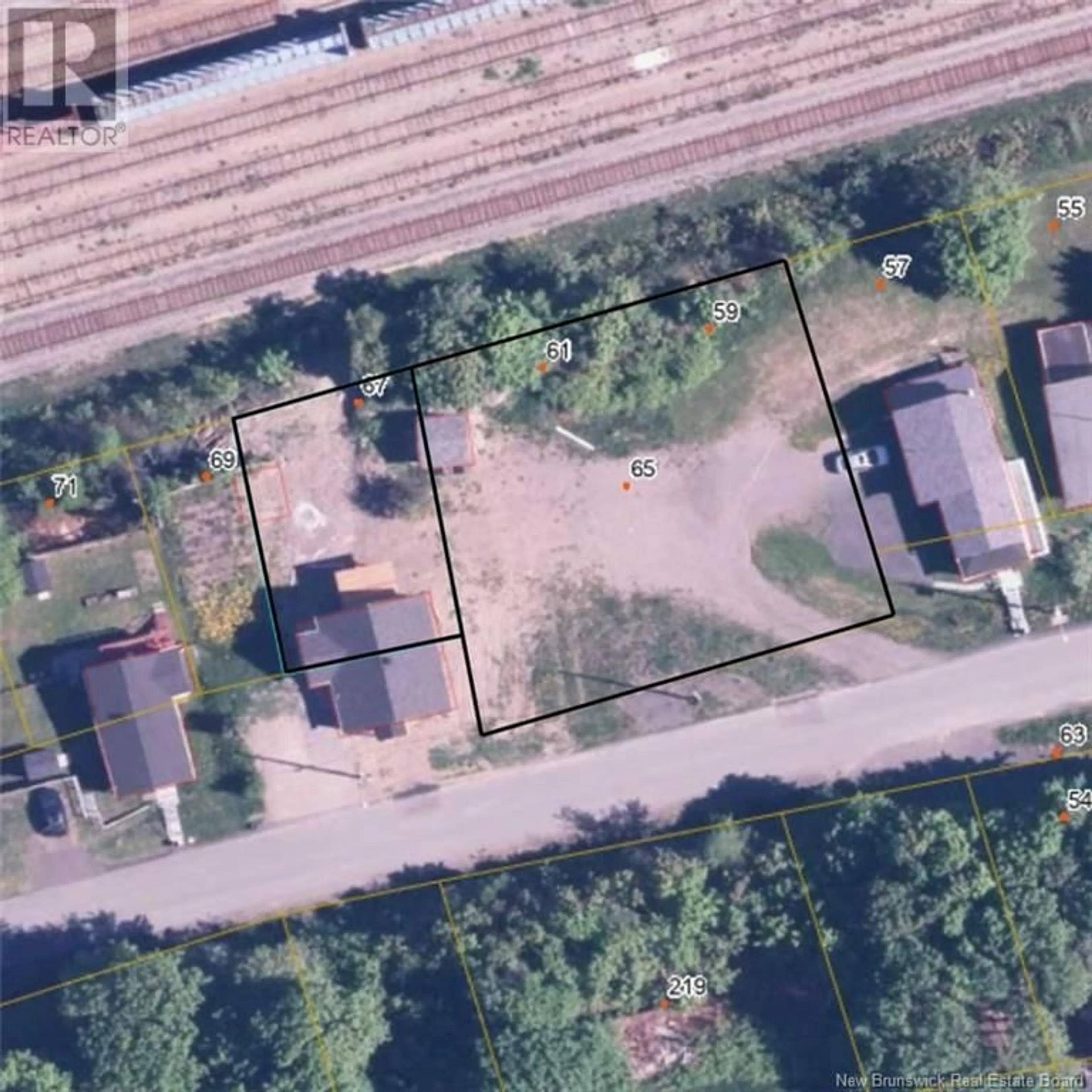 A pic from outside/outdoor area/front of a property/back of a property/a pic from drone, street for 67 Hillside Street, Campbellton New Brunswick E3N2G1