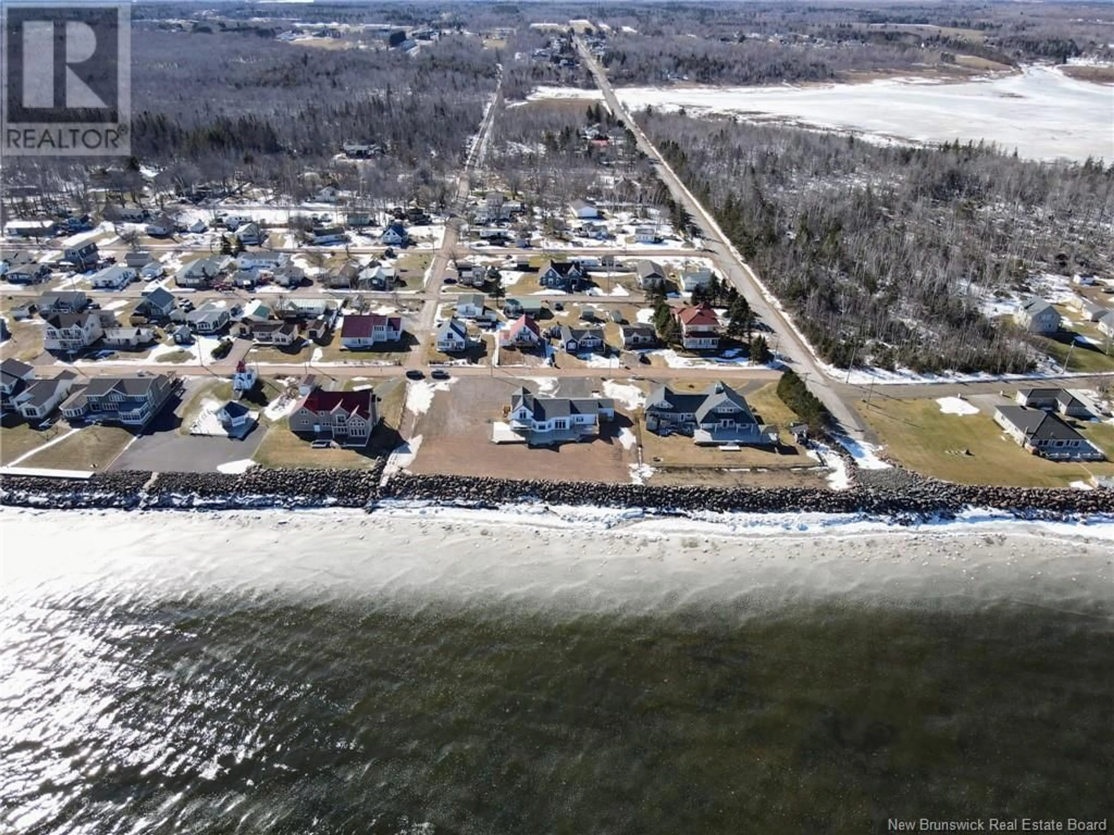 A pic from outside/outdoor area/front of a property/back of a property/a pic from drone, water/lake/river/ocean view for 11 SUR L' OCEAN STREET, Grand-Barachois New Brunswick E4P8N9