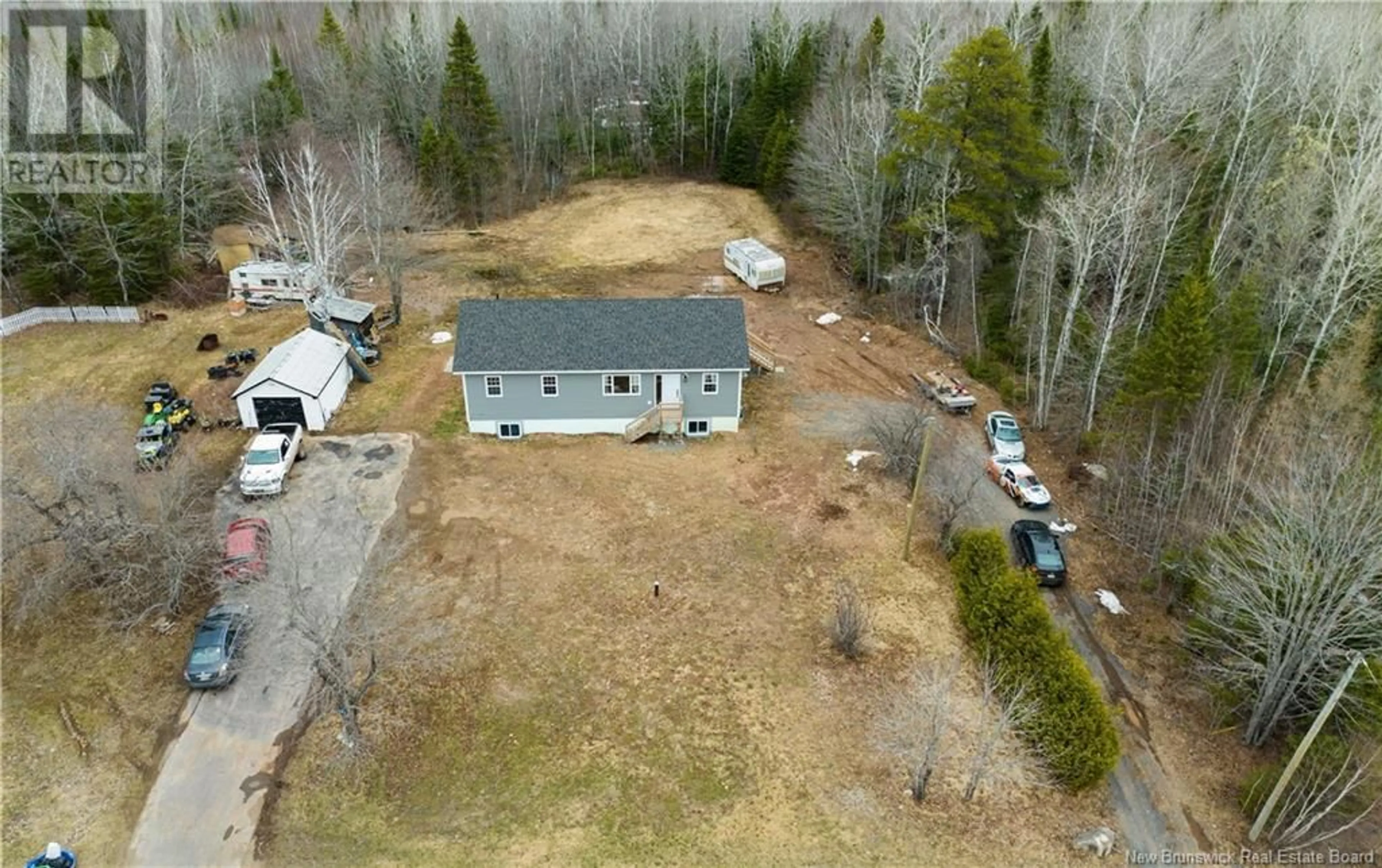 A pic from outside/outdoor area/front of a property/back of a property/a pic from drone, unknown for 282 BRIDGE STREET, Chipman New Brunswick E4A1S1