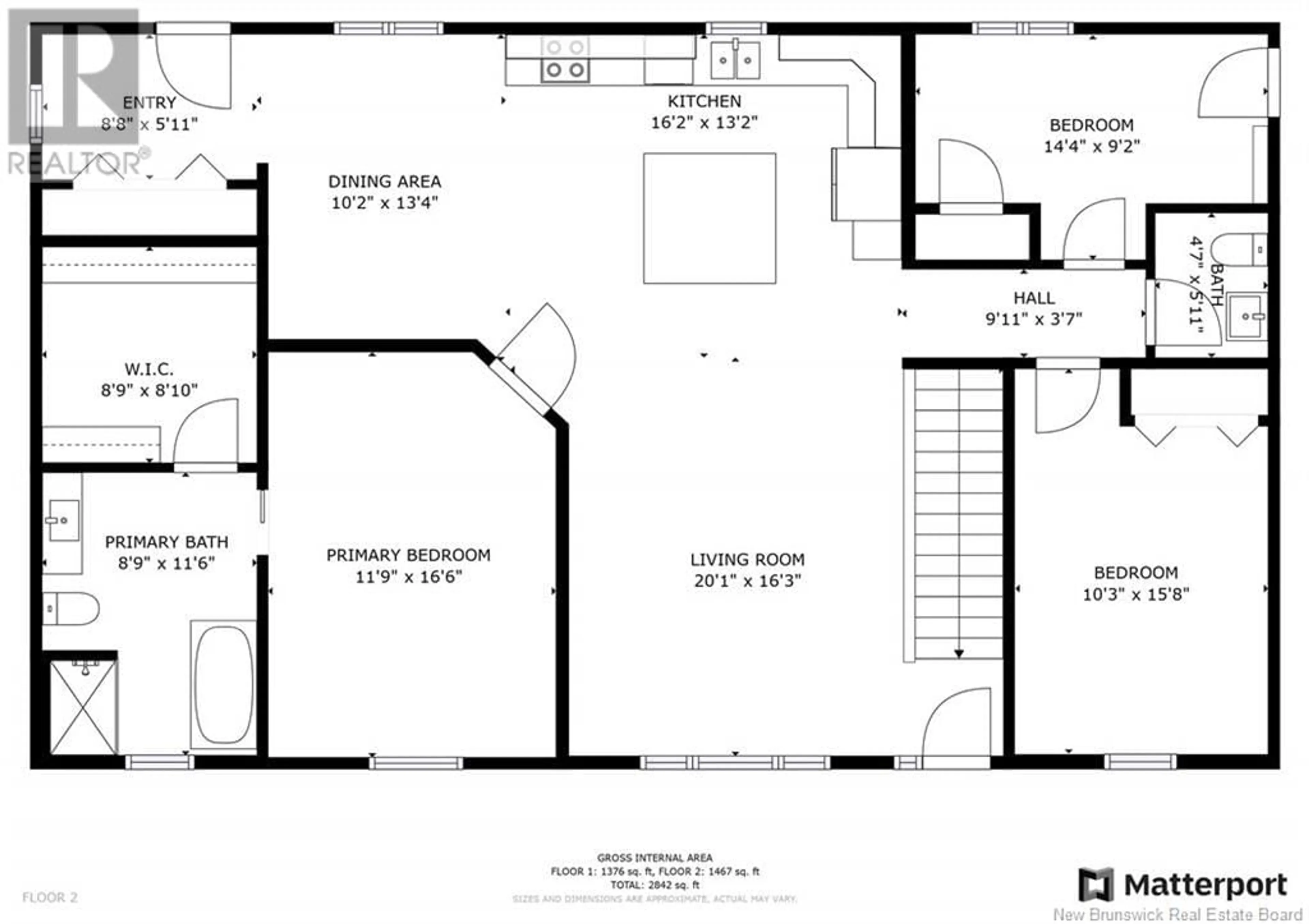 Floor plan for 282 BRIDGE STREET, Chipman New Brunswick E4A1S1