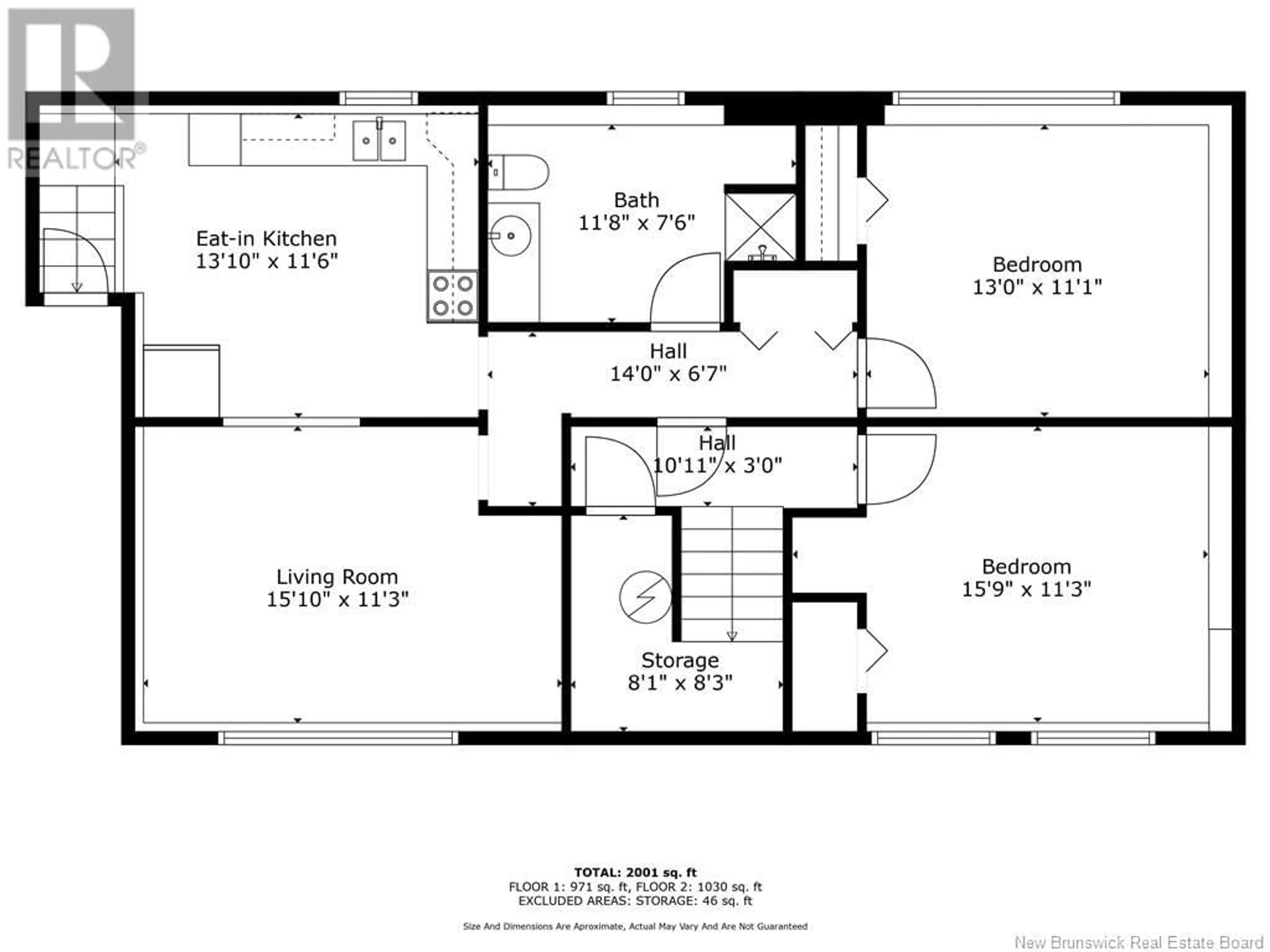 Floor plan for 11 Fulton Crescent, Moncton New Brunswick E1C9J1