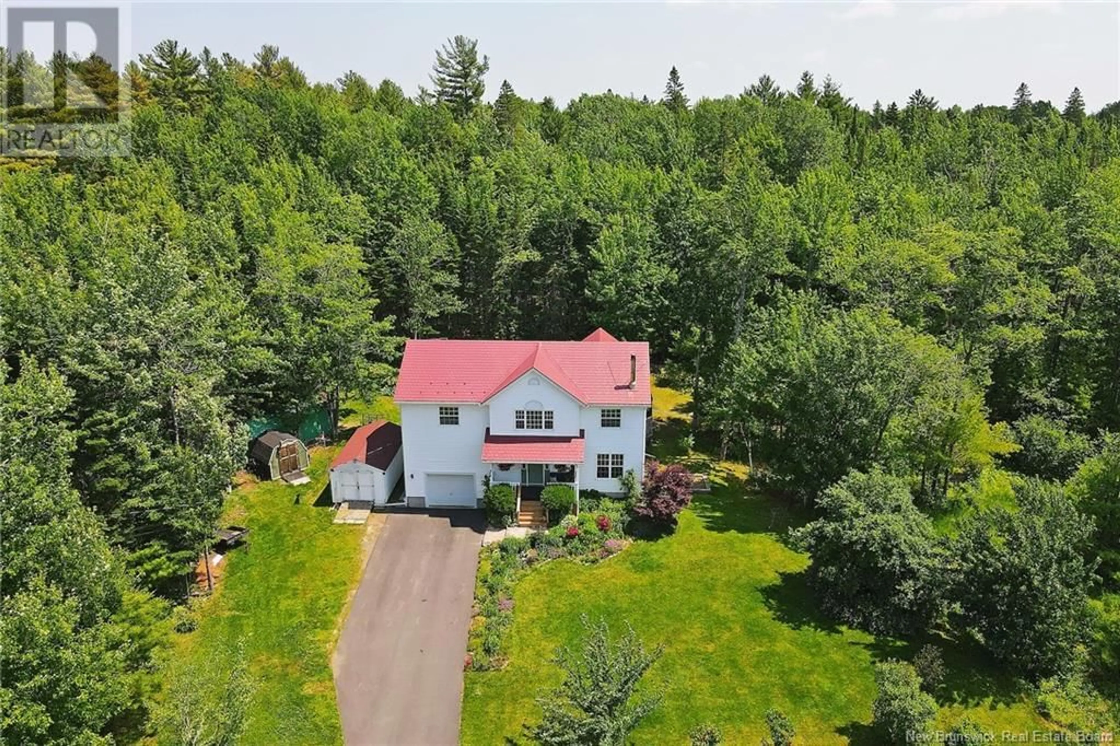 A pic from outside/outdoor area/front of a property/back of a property/a pic from drone, unknown for 55 Brookwood Drive, Noonan New Brunswick E3A6Y7