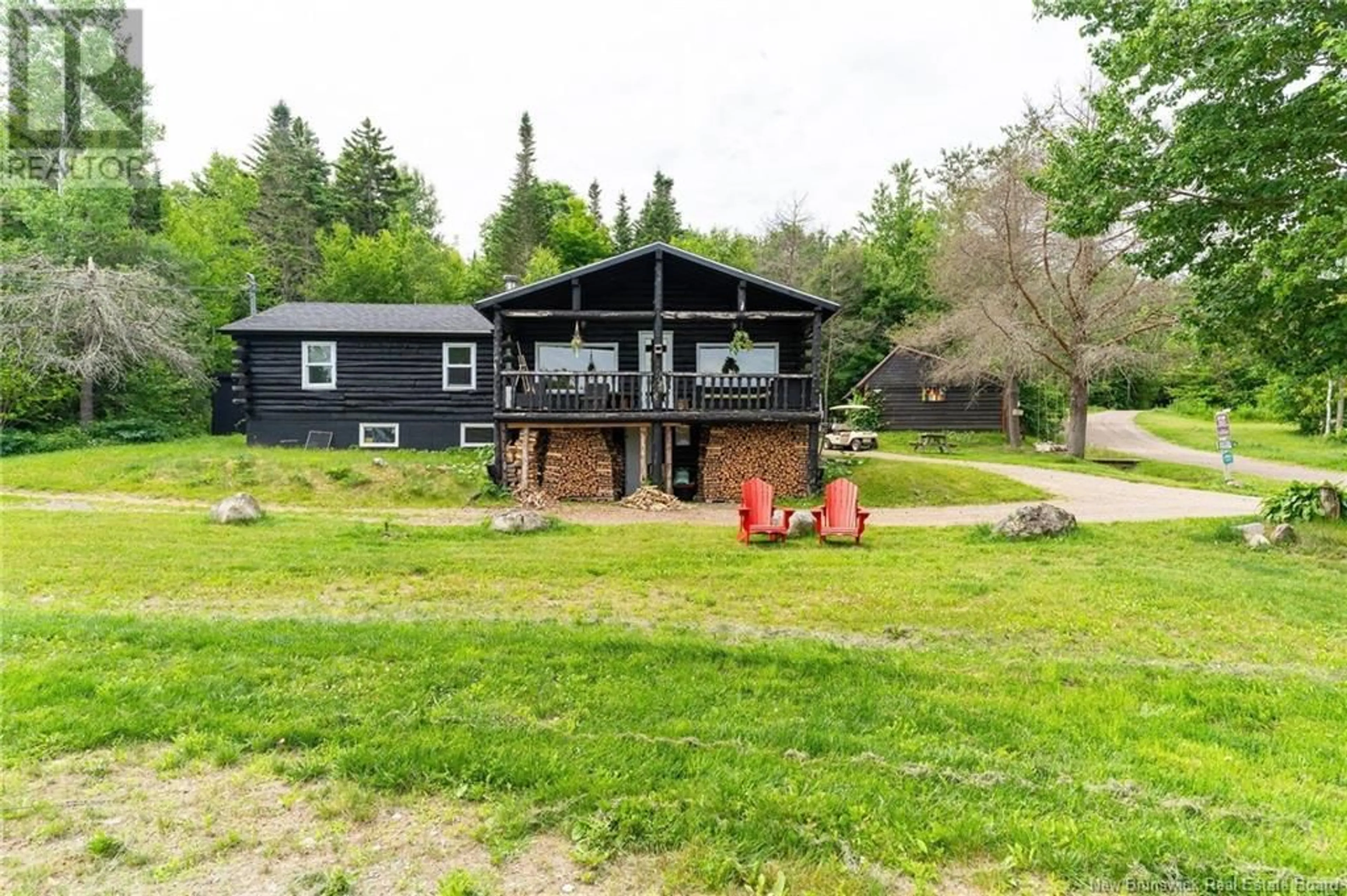 A pic from outside/outdoor area/front of a property/back of a property/a pic from drone, water/lake/river/ocean view for 86 OLD REACH ROAD, Kingston New Brunswick E5N1B2