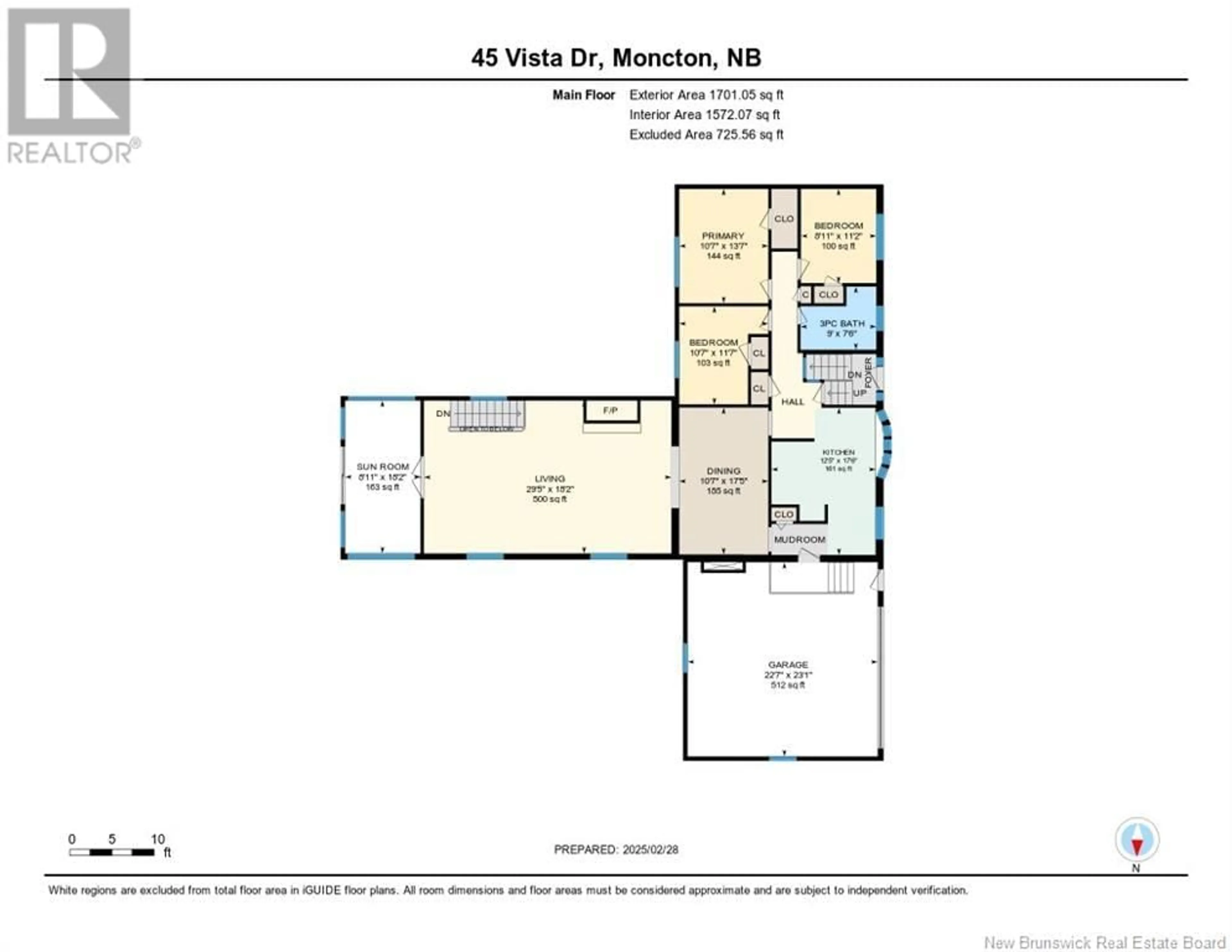 Floor plan for 45 VISTA DRIVE, Moncton New Brunswick E1A4L6