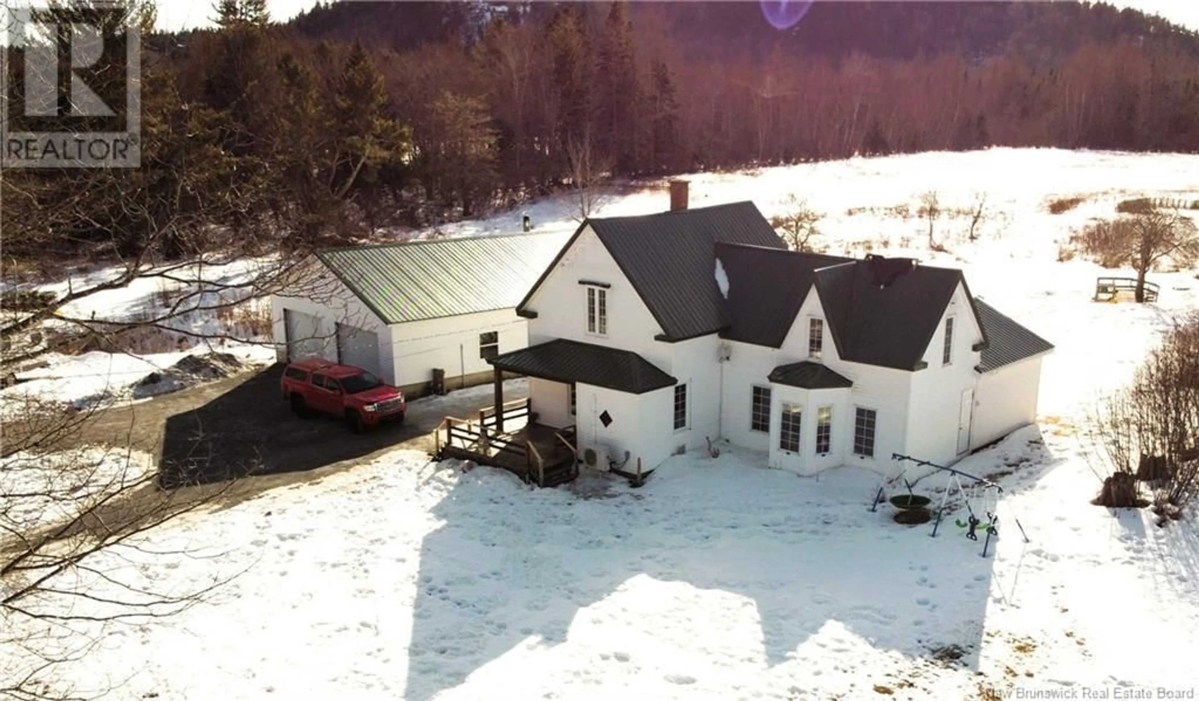 A pic from outside/outdoor area/front of a property/back of a property/a pic from drone, unknown for 1135 Route 770, Second Falls New Brunswick E5C1E2