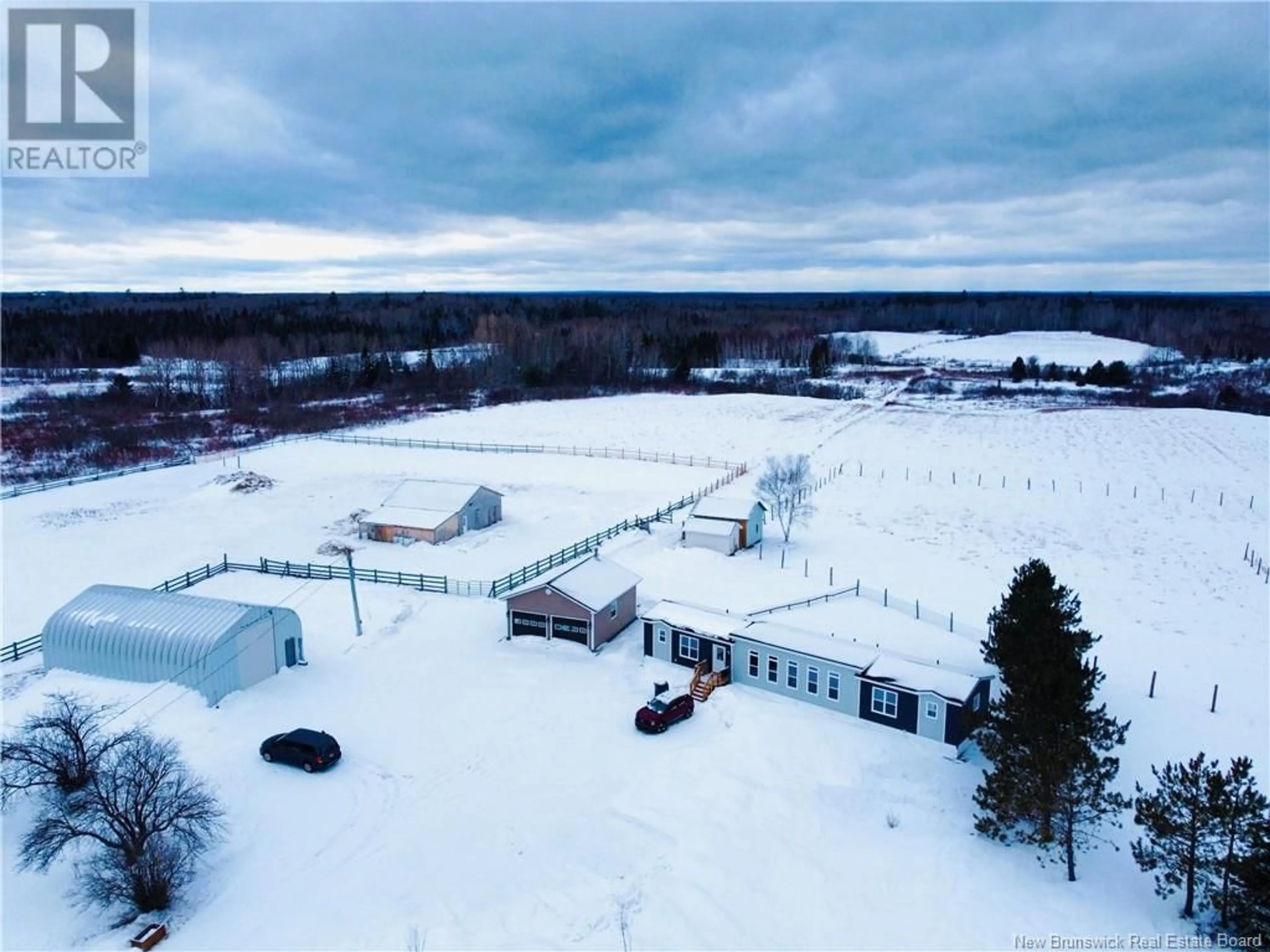 A pic from outside/outdoor area/front of a property/back of a property/a pic from drone, unknown for 1490 Route 430, Big River New Brunswick E2A6S2