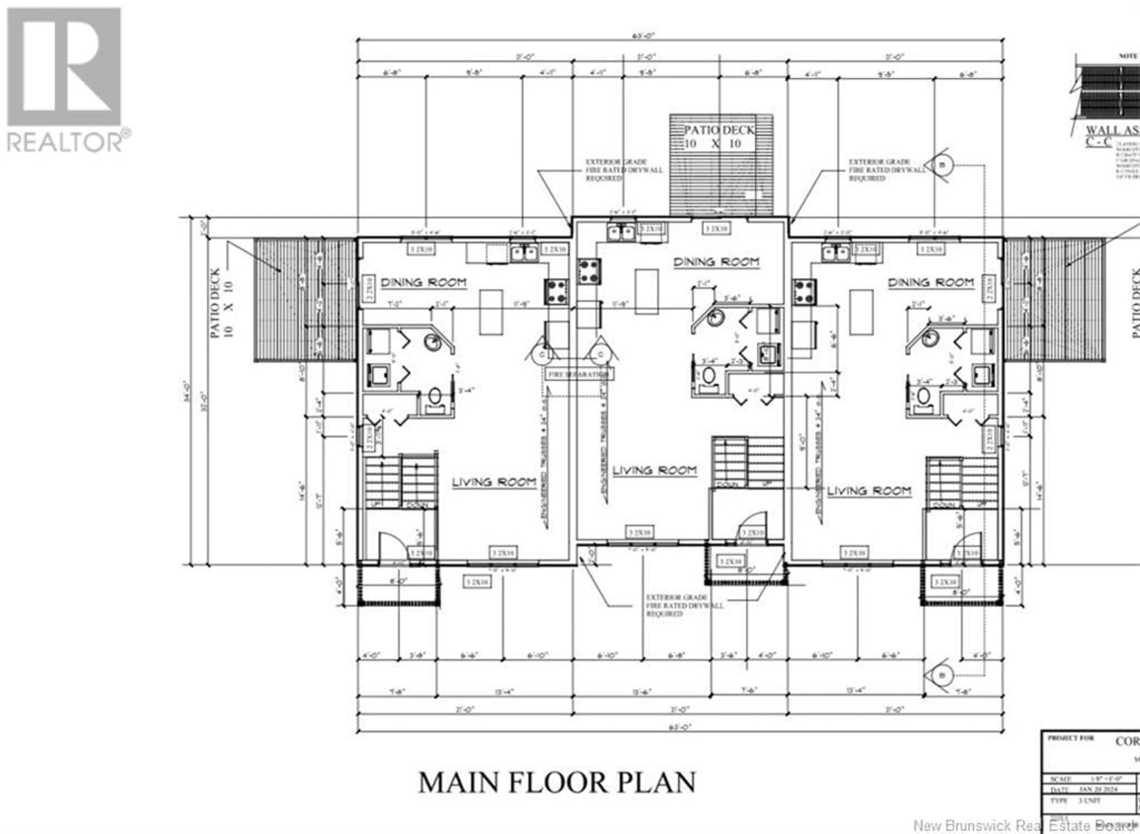 Floor plan for 34 DURELLE STREET, Moncton New Brunswick E1A2B1