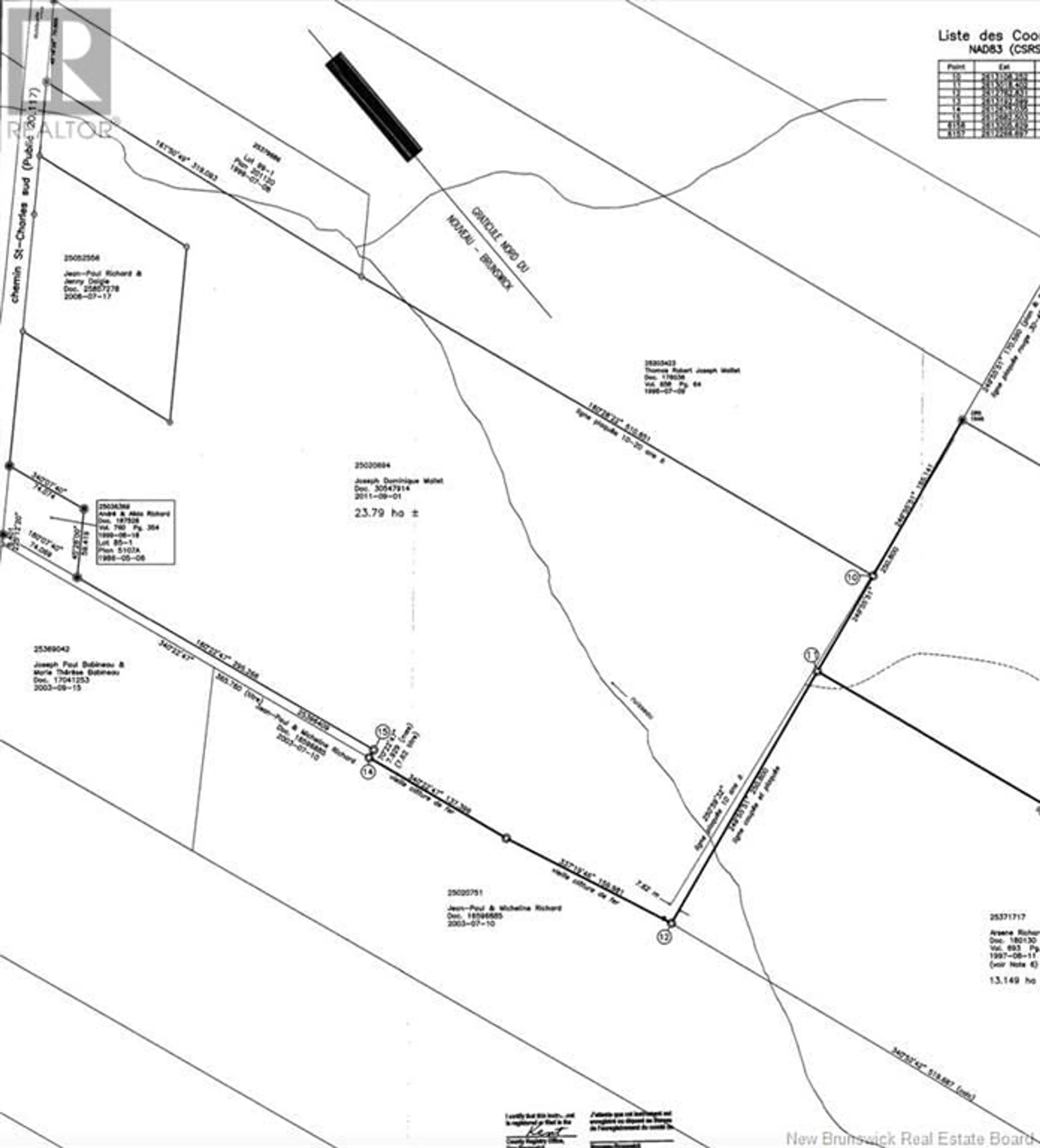 Floor plan for 2169 SAINT CHARLES, Saint-Charles New Brunswick E4W4W6