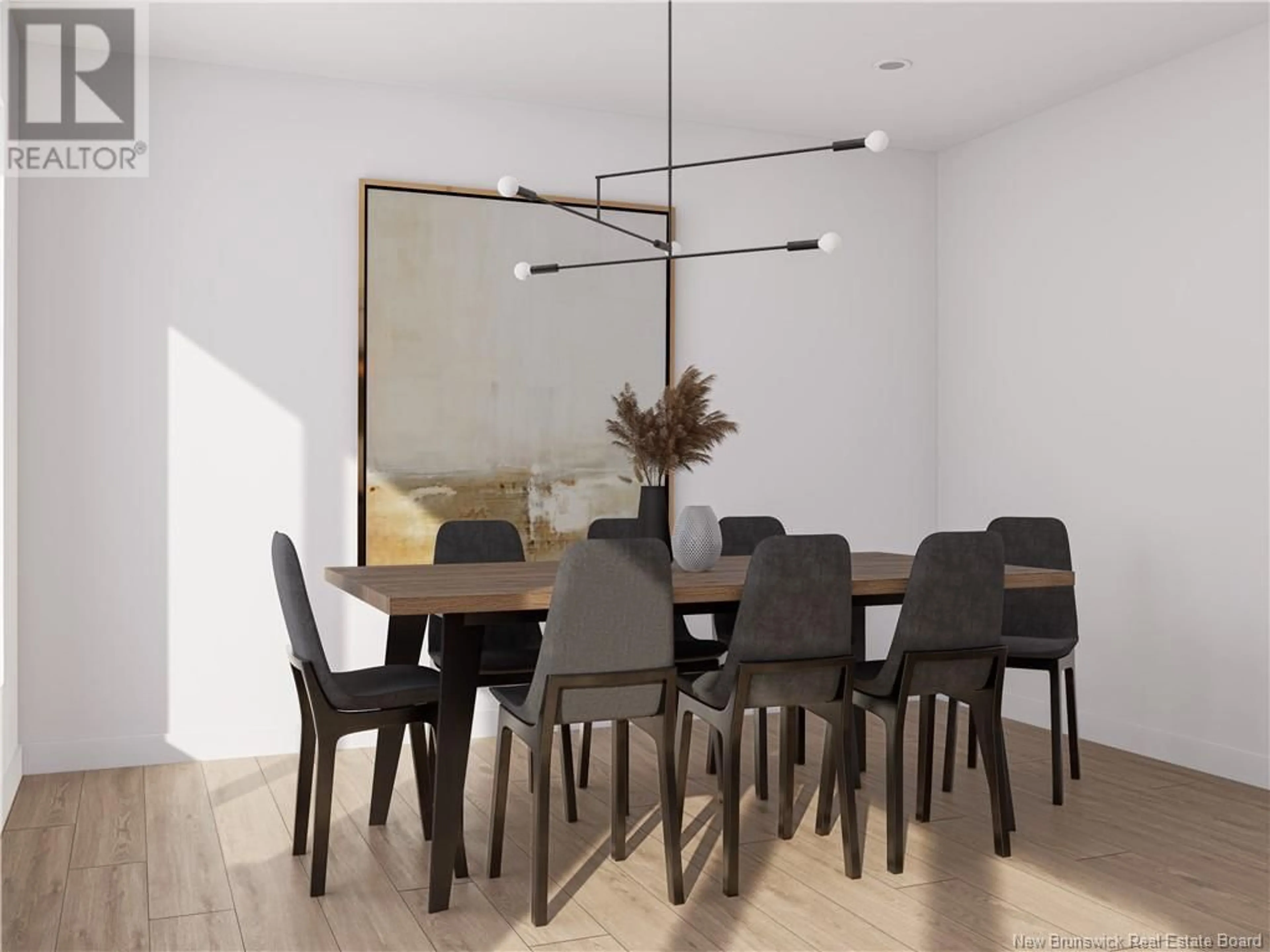 Dining room, wood/laminate floor for 136 Herman Street, Dieppe New Brunswick E1A0R3