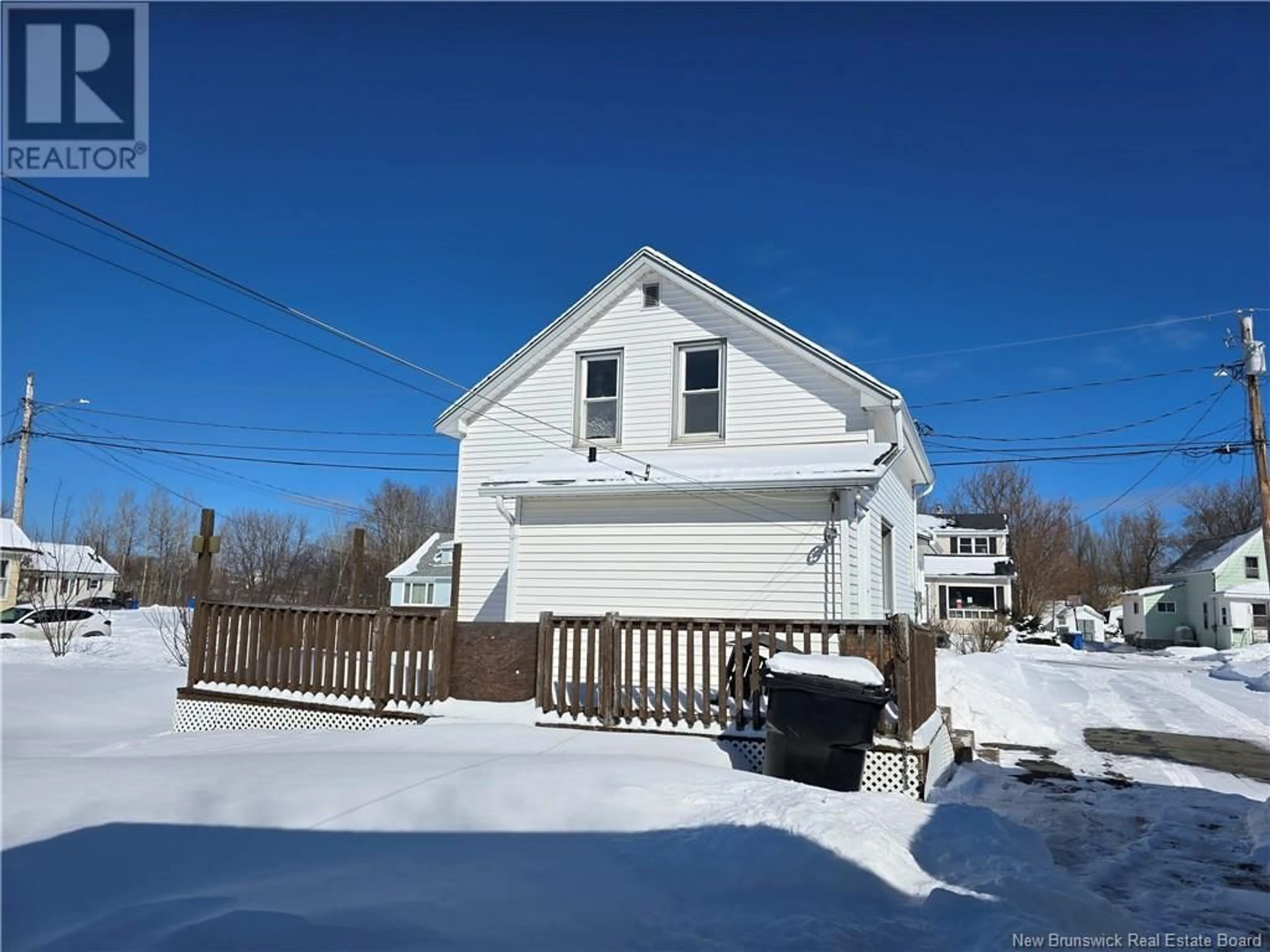 A pic from outside/outdoor area/front of a property/back of a property/a pic from drone, street for 168 Reese Drive, Bathurst New Brunswick E2A1K3