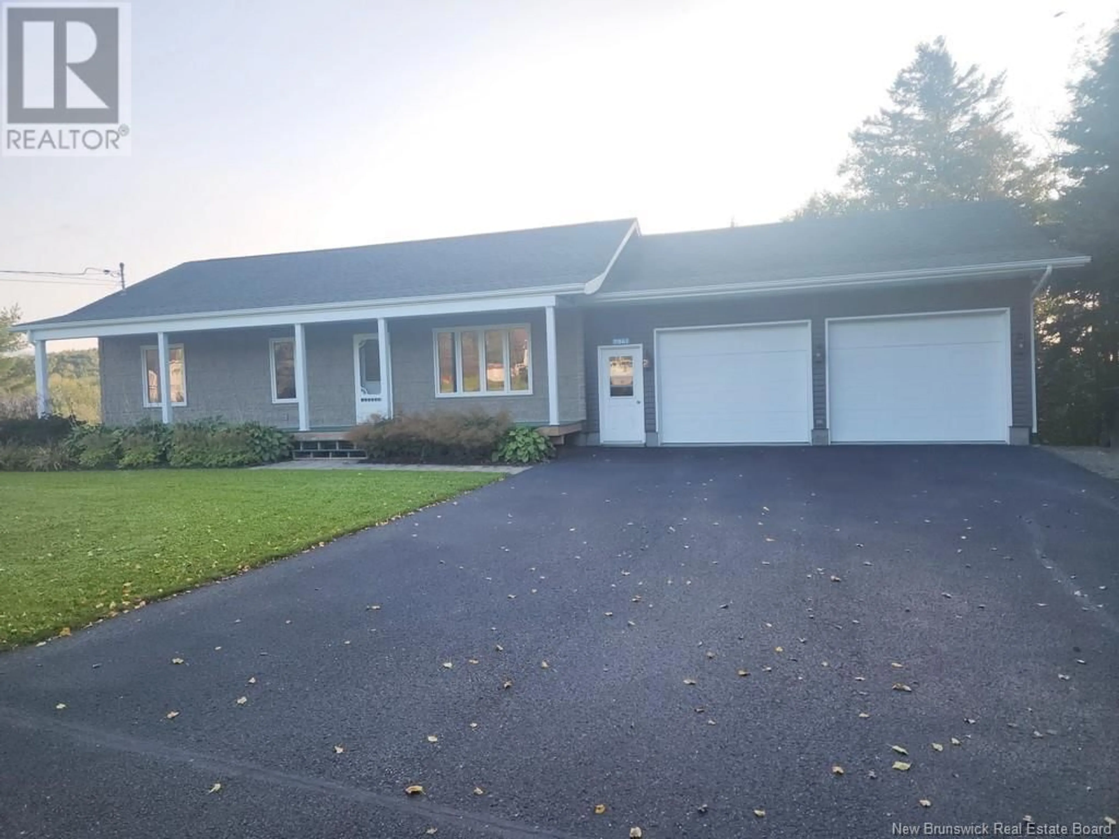 Home with vinyl exterior material, street for 2861 108 ROUTE, New Denmark New Brunswick E7G2W4