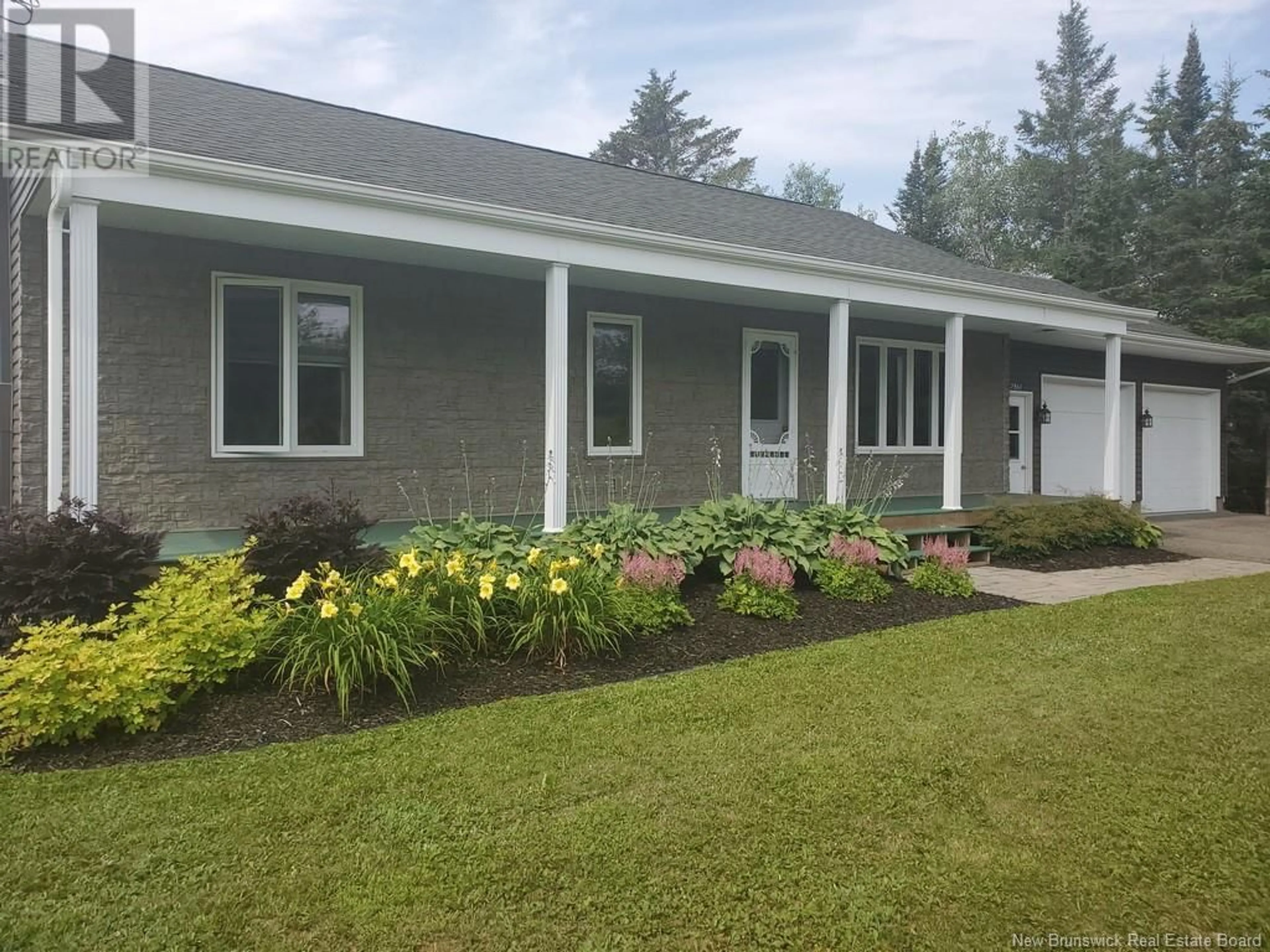 Home with vinyl exterior material, street for 2861 108 ROUTE, New Denmark New Brunswick E7G2W4