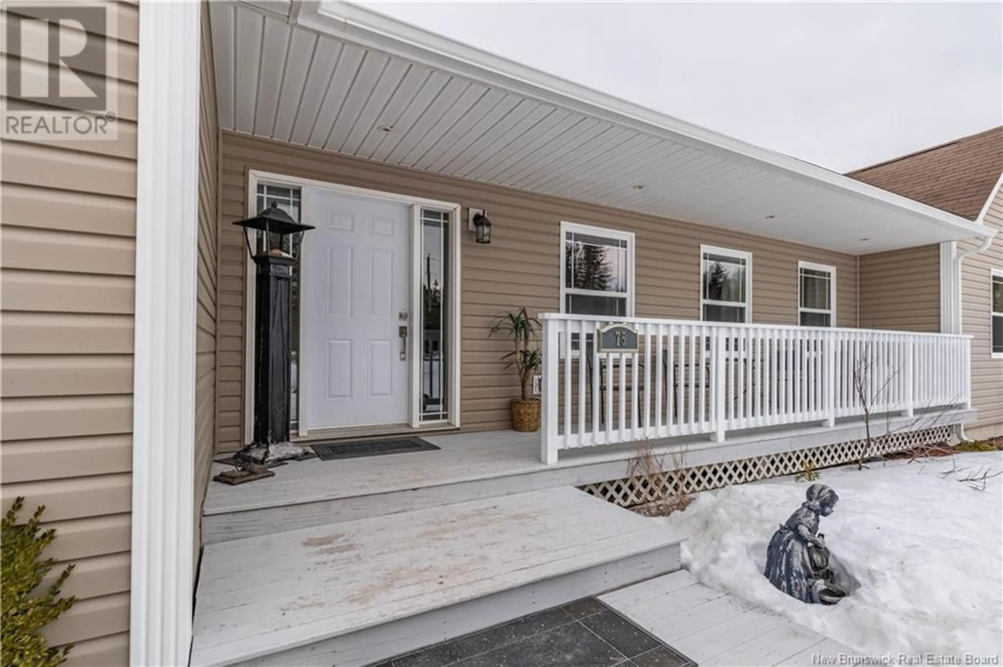Home with vinyl exterior material, street for 75 MOUNT PROSPECT ROAD, Smithtown New Brunswick E5N3Y3