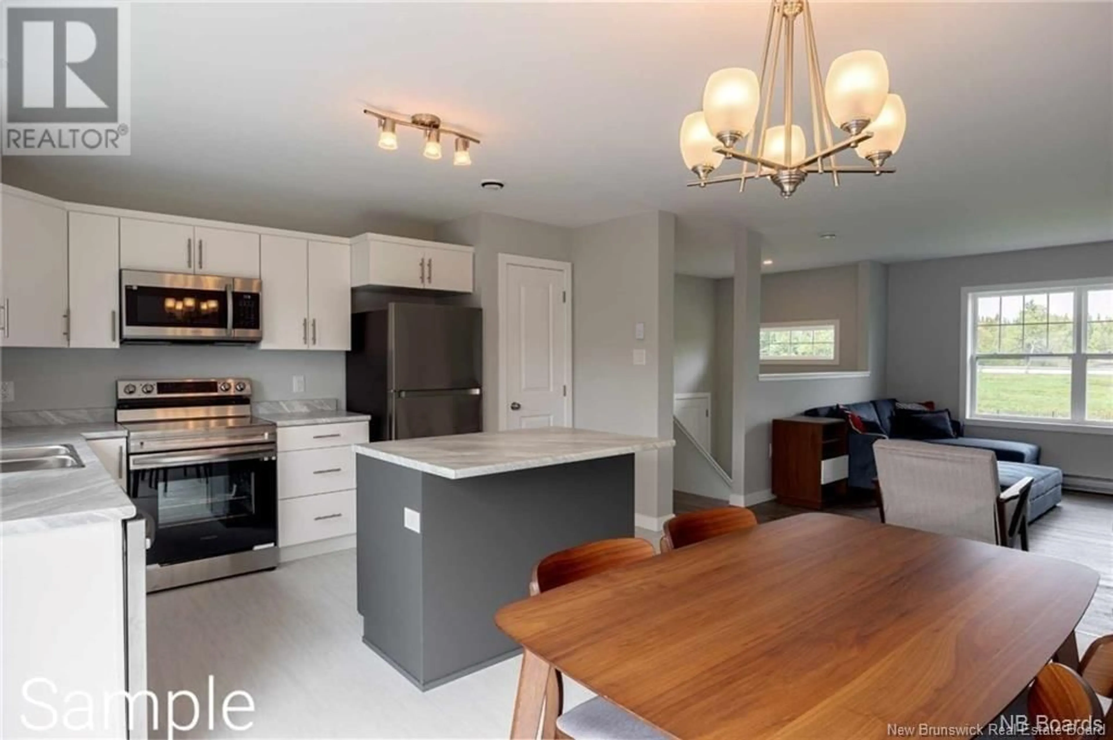 Open concept kitchen, unknown for 17-6 Menzies Drive, Hanwell New Brunswick E3C1M6