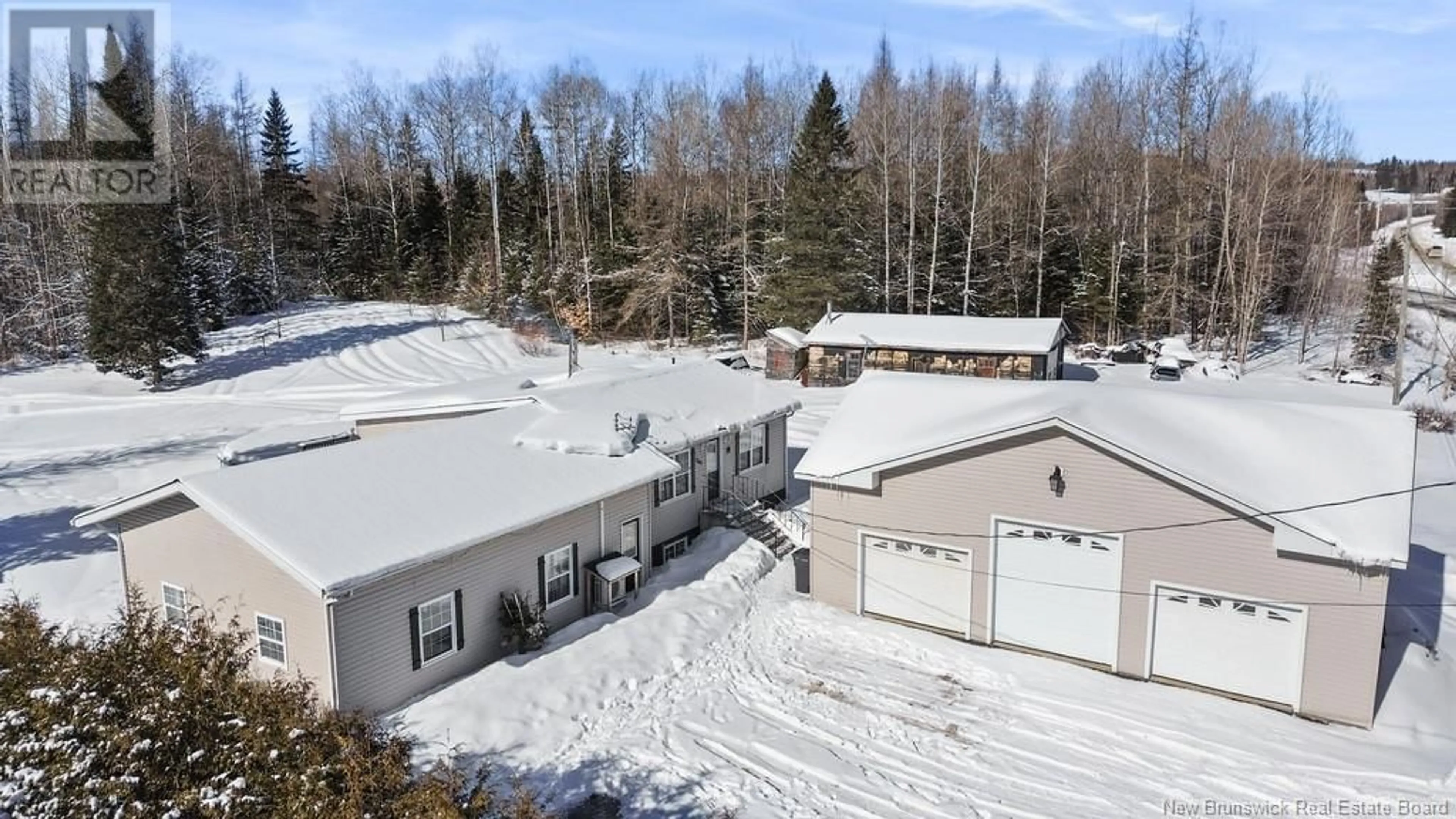 A pic from outside/outdoor area/front of a property/back of a property/a pic from drone, building for 1269 ROUTE 110, Royalton New Brunswick E7K2E6