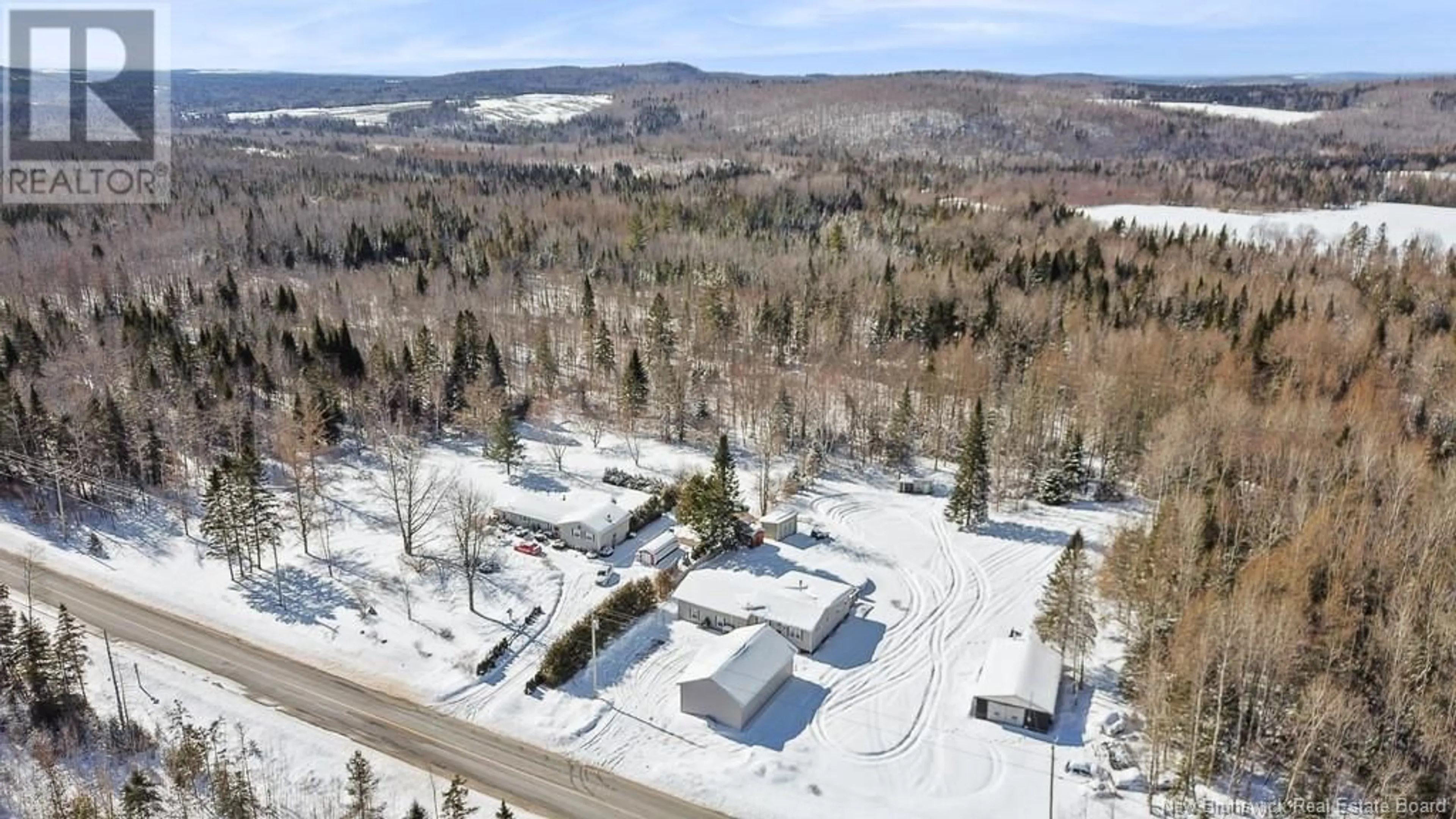 A pic from outside/outdoor area/front of a property/back of a property/a pic from drone, unknown for 1269 ROUTE 110, Royalton New Brunswick E7K2E6