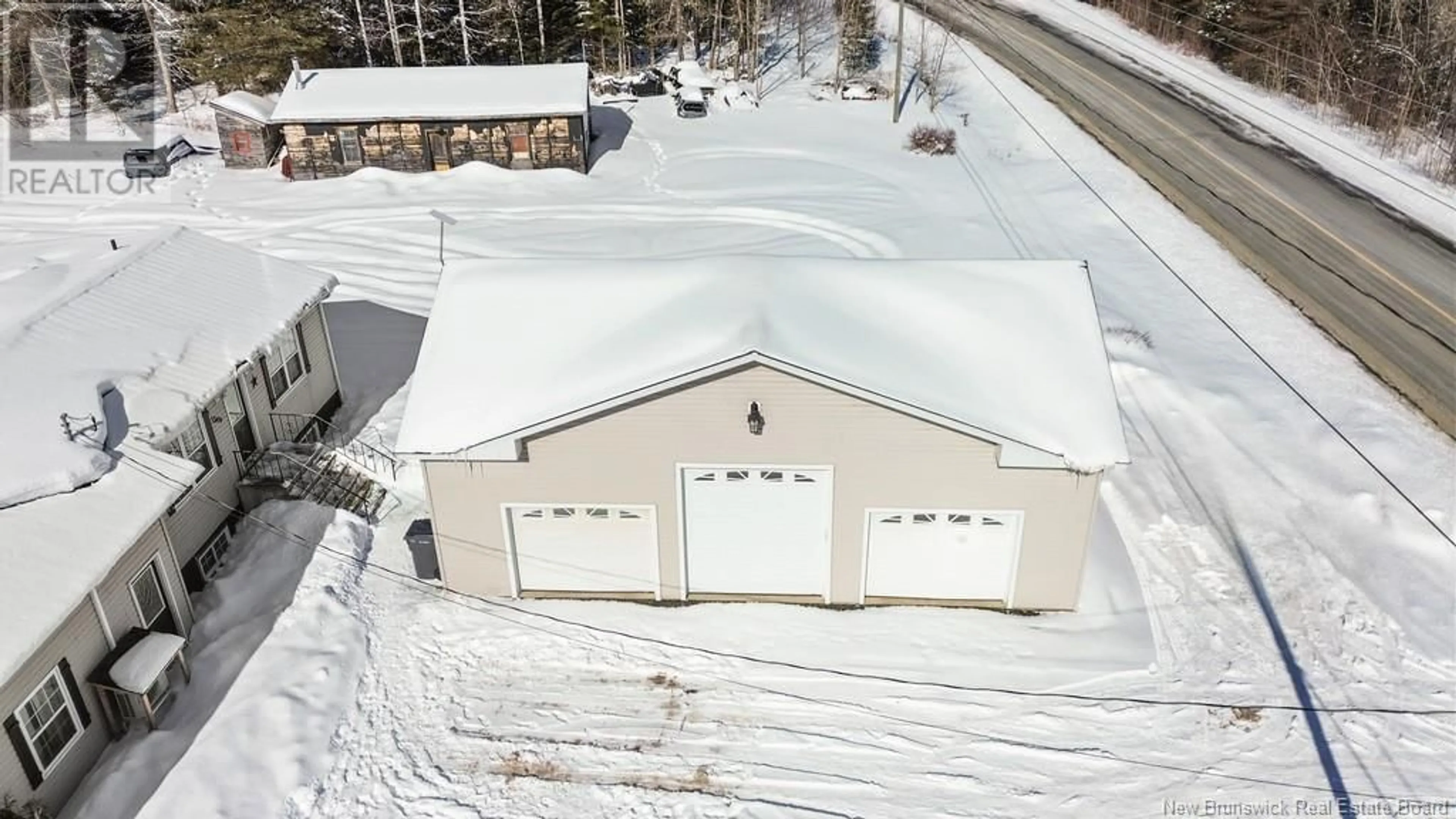 A pic from outside/outdoor area/front of a property/back of a property/a pic from drone, building for 1269 ROUTE 110, Royalton New Brunswick E7K2E6