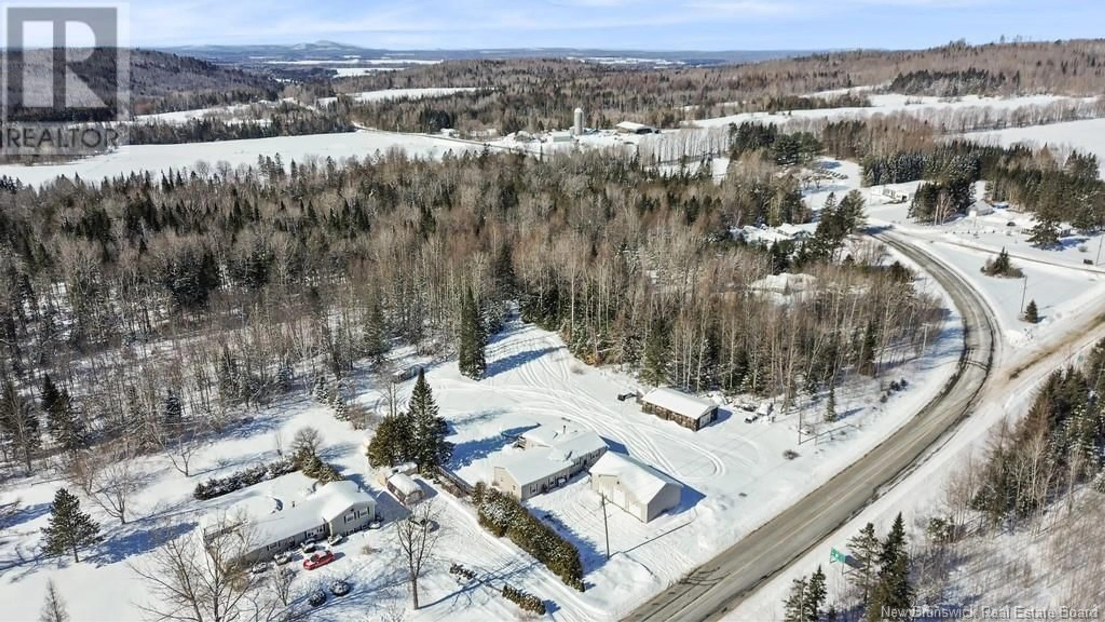 A pic from outside/outdoor area/front of a property/back of a property/a pic from drone, unknown for 1269 ROUTE 110, Royalton New Brunswick E7K2E6