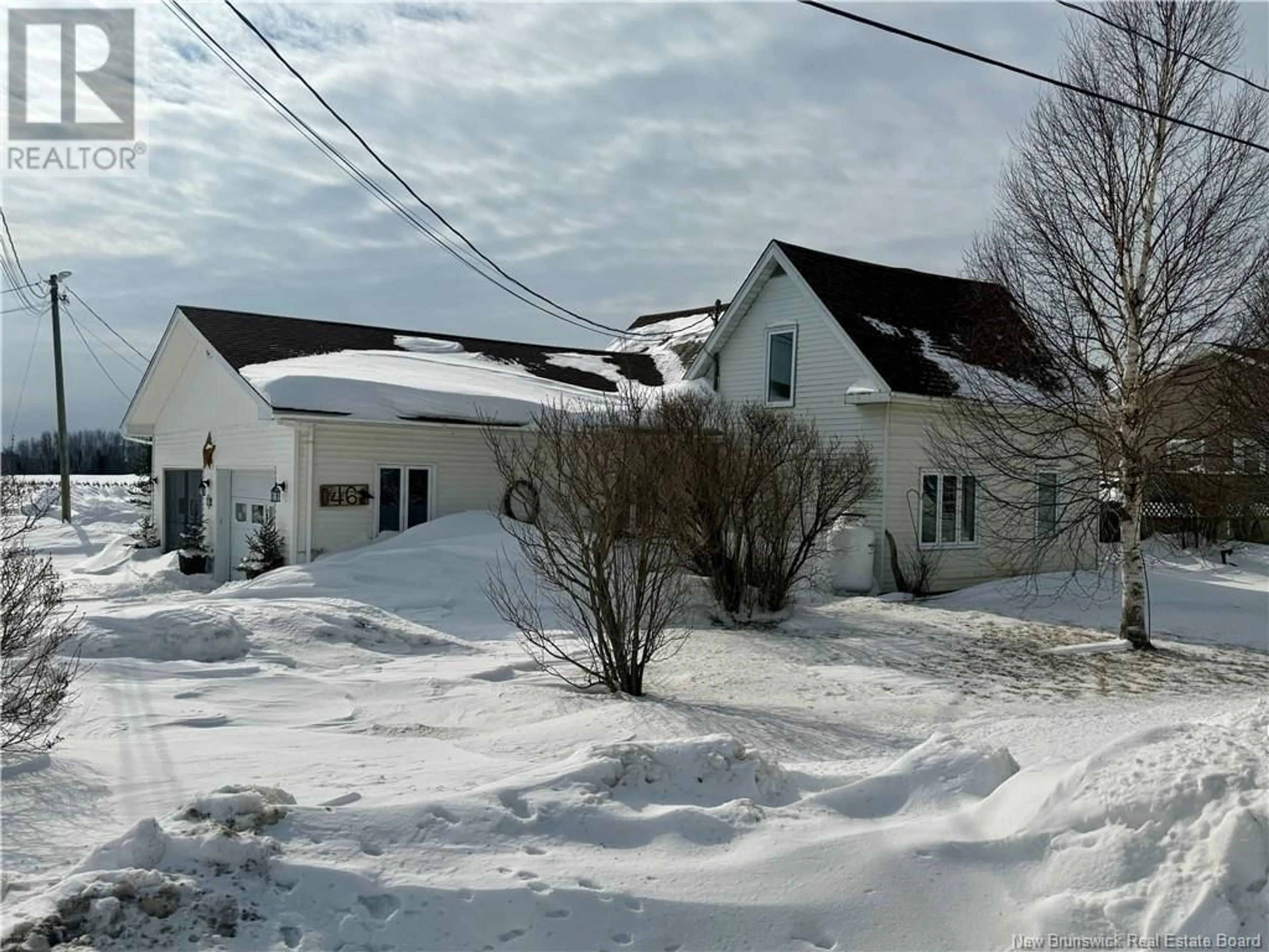 A pic from outside/outdoor area/front of a property/back of a property/a pic from drone, unknown for 46 CN ROAD, Grand-Sault/Grand Falls New Brunswick E3Y3V4