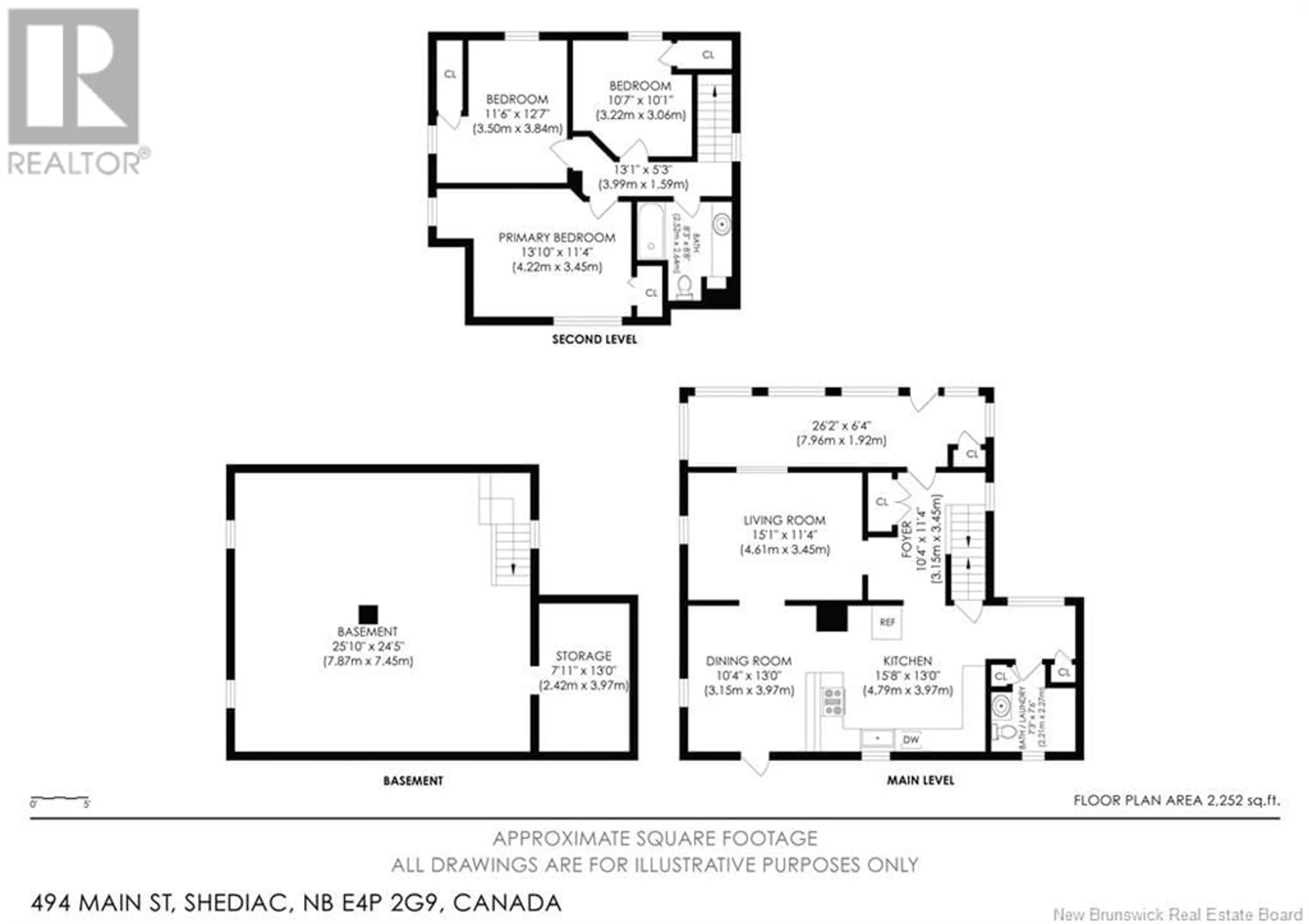 Floor plan for 494 MAIN STREET, Shediac New Brunswick E4T2G9