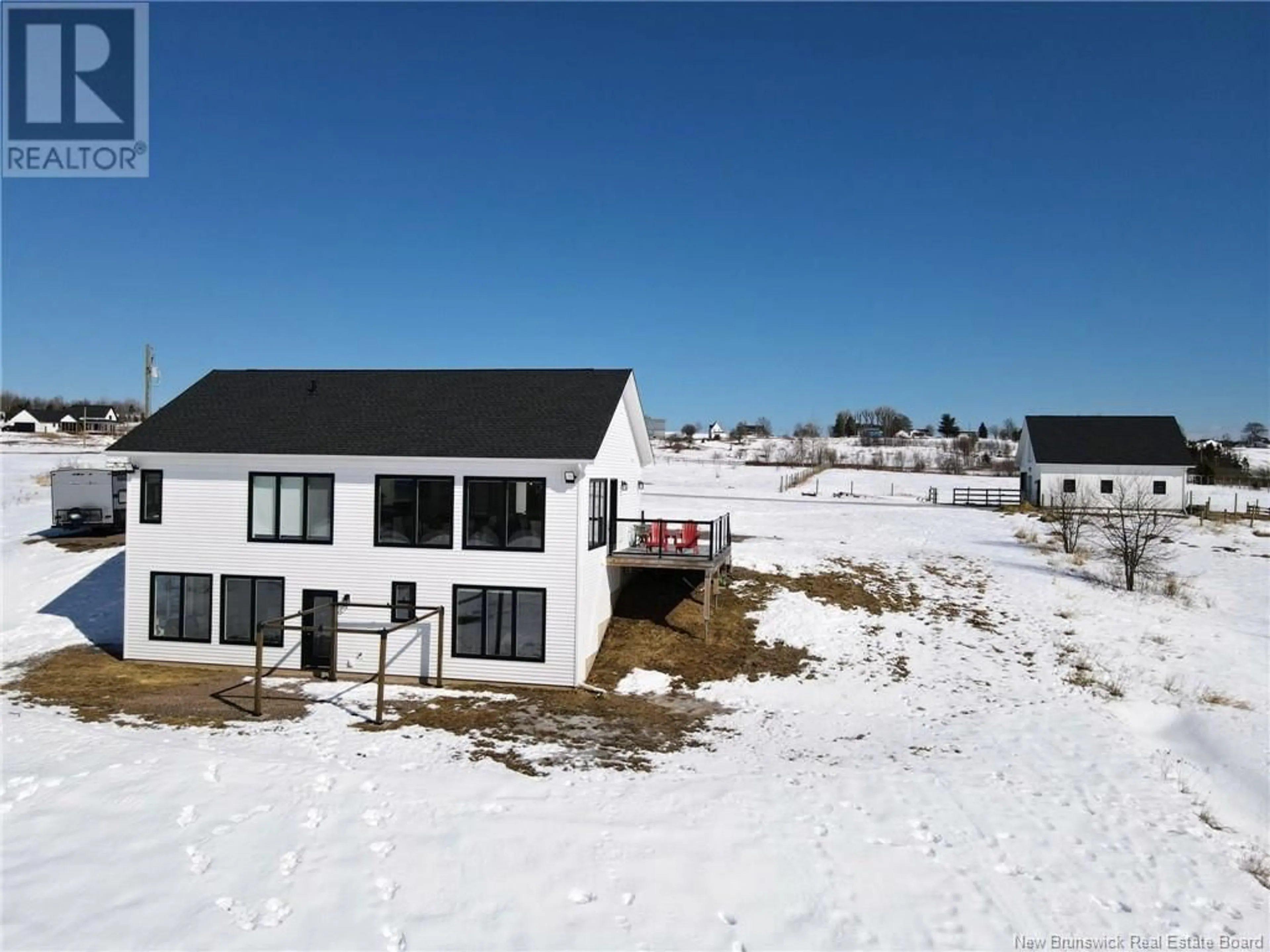 A pic from outside/outdoor area/front of a property/back of a property/a pic from drone, mountain view for 42 DOUCET ROAD, Memramcook New Brunswick E4K0C8