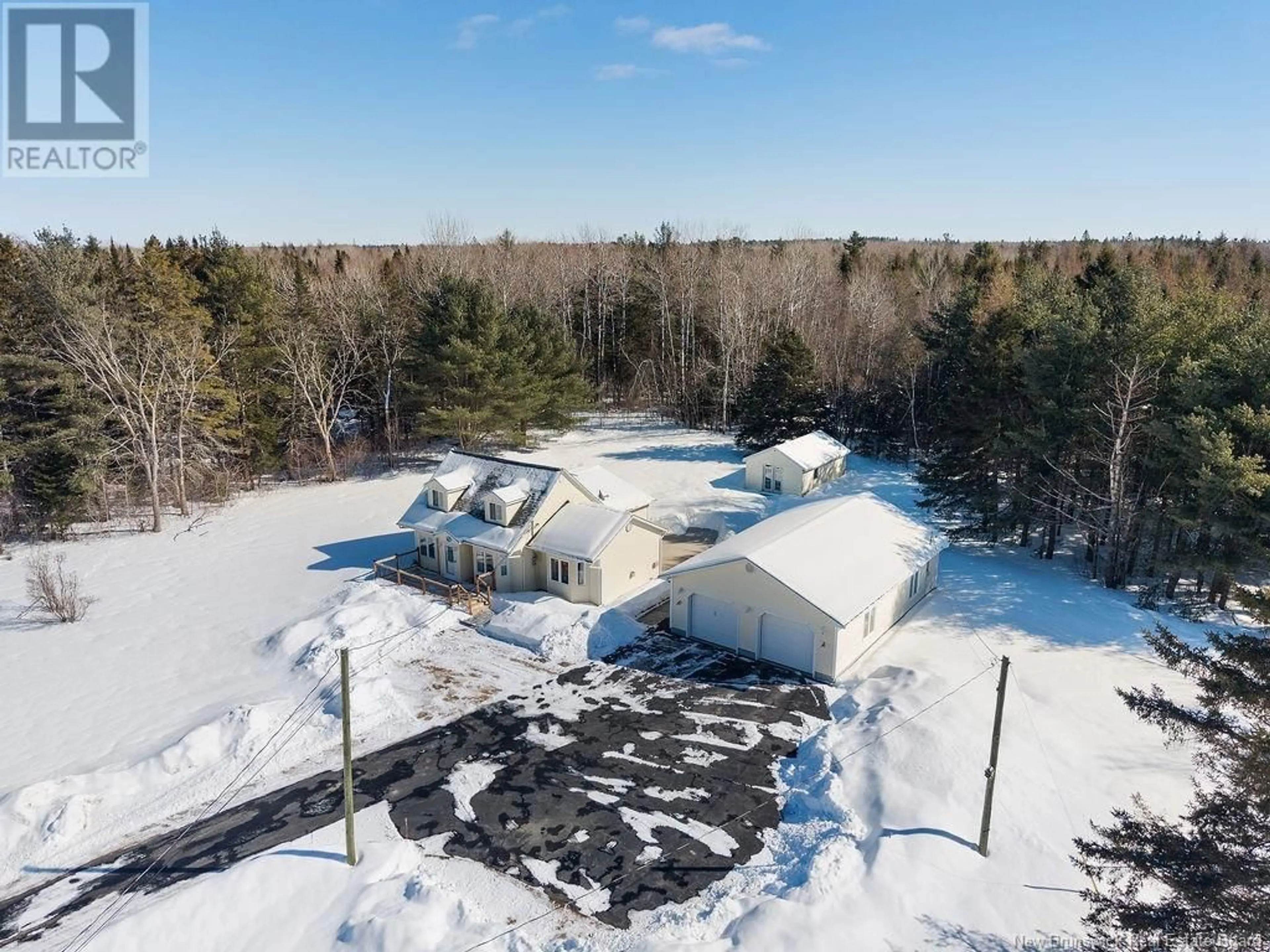 A pic from outside/outdoor area/front of a property/back of a property/a pic from drone, unknown for 8 Douglasfield Road, Miramichi New Brunswick E1N4S1