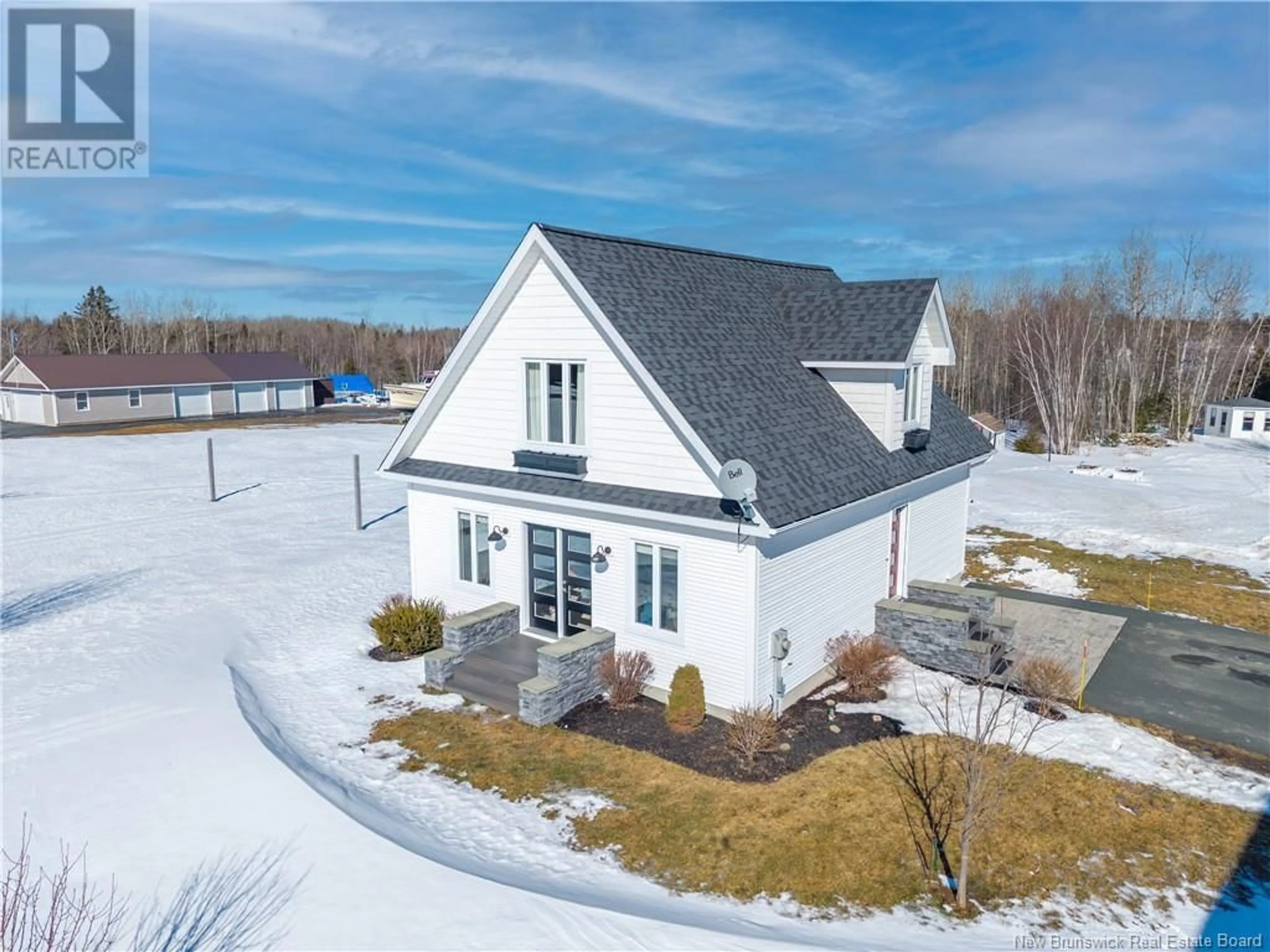 A pic from outside/outdoor area/front of a property/back of a property/a pic from drone, unknown for 510 EEL RIVER ROAD, Baie-Sainte-Anne New Brunswick E9A1M8