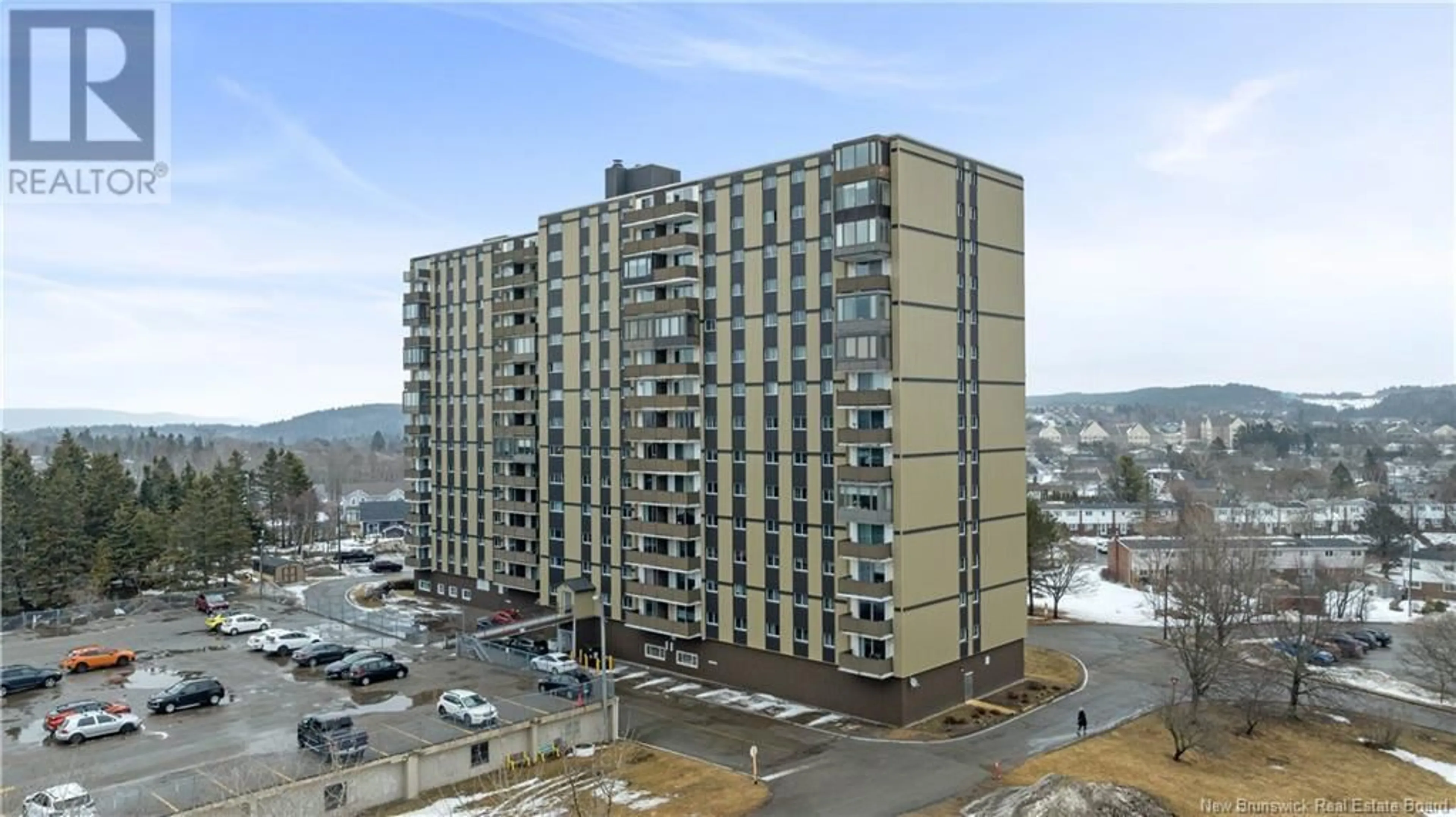 A pic from outside/outdoor area/front of a property/back of a property/a pic from drone, building for 310 Woodward Unit# 805, Saint John New Brunswick E2K2L1