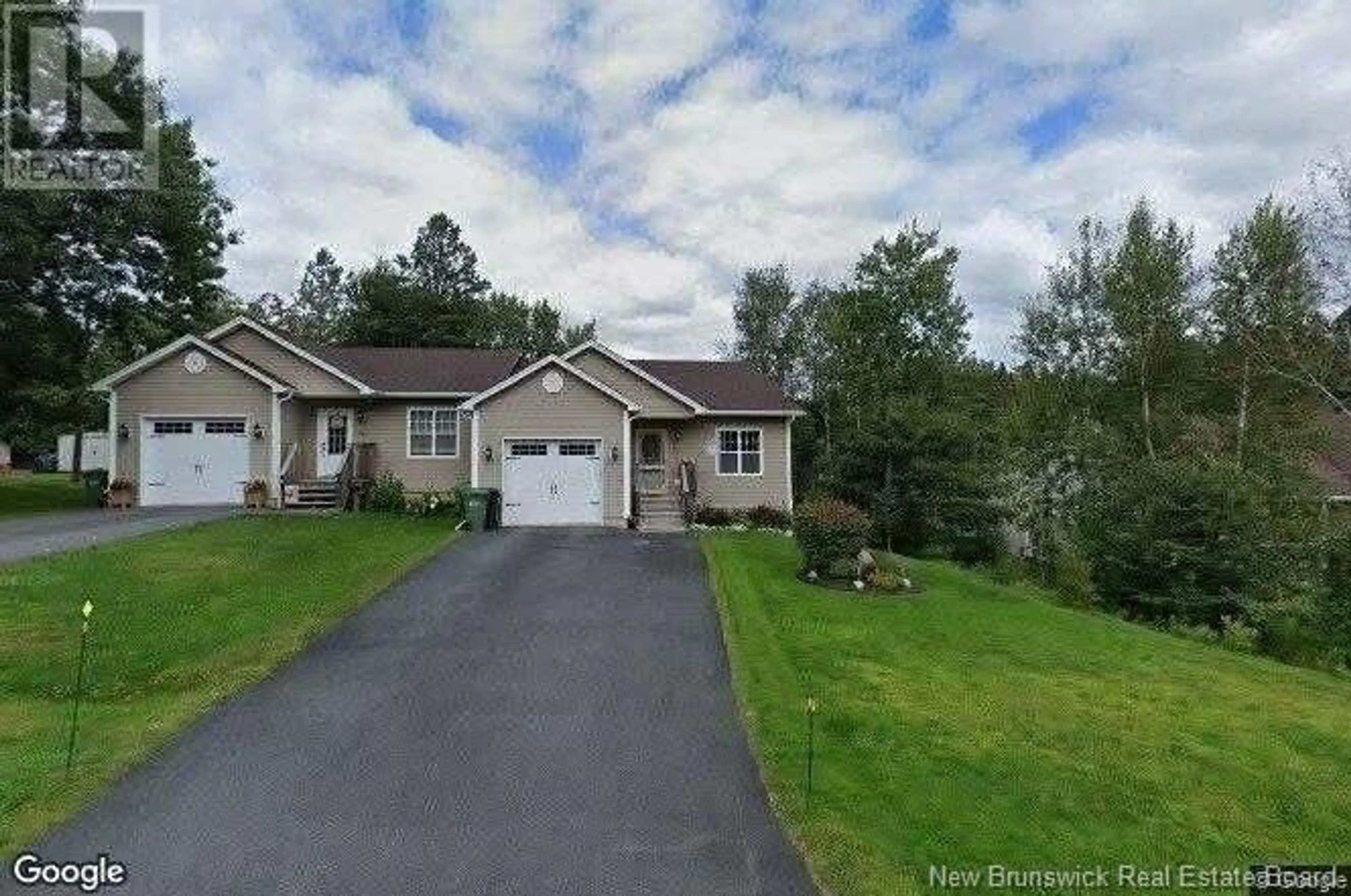 A pic from outside/outdoor area/front of a property/back of a property/a pic from drone, water/lake/river/ocean view for 37 Greenwood Court, Hampton New Brunswick E5N5R4