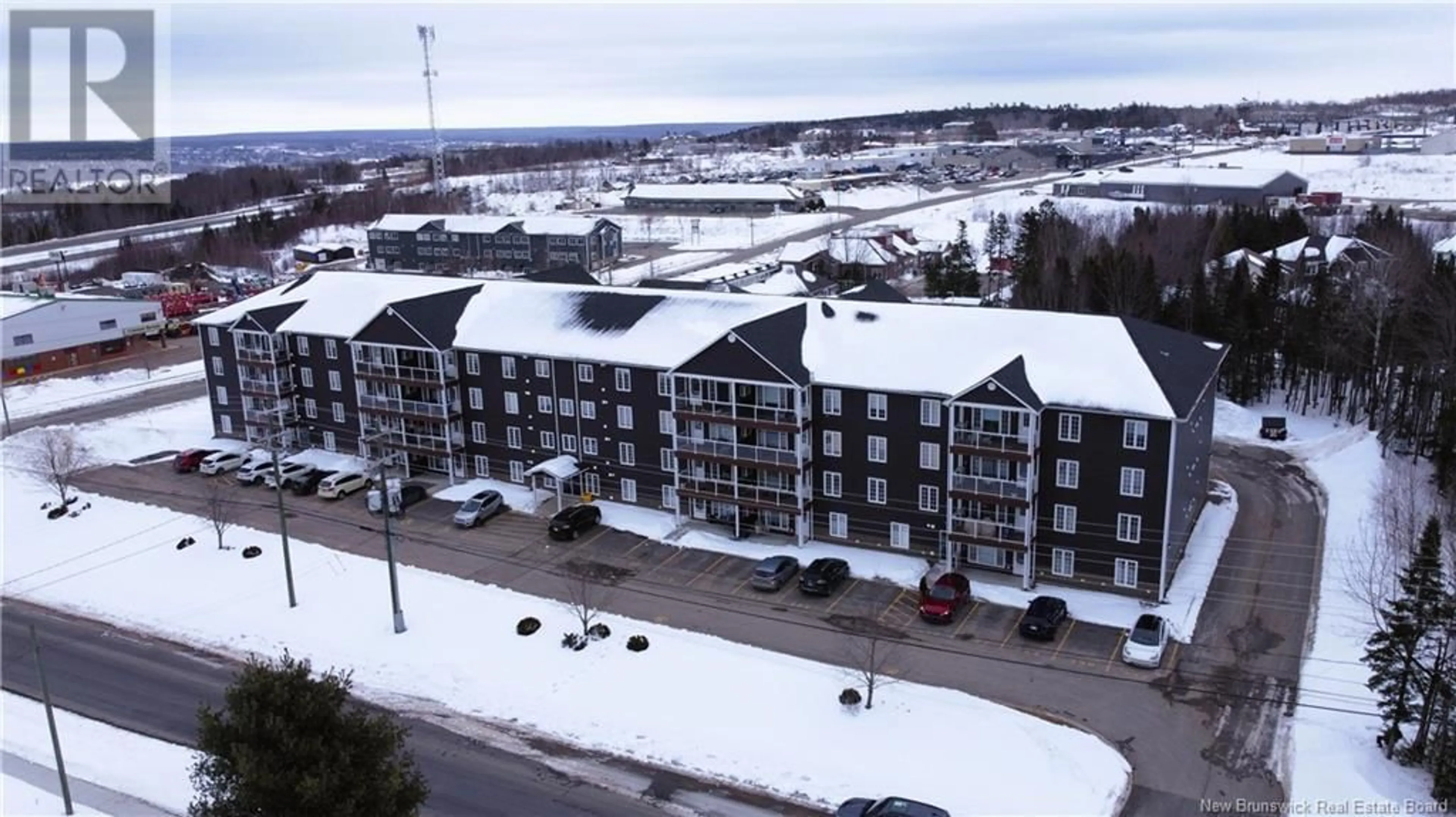 A pic from outside/outdoor area/front of a property/back of a property/a pic from drone, building for 225 Serenity Lane Unit# 325, Fredericton New Brunswick E3B0H1