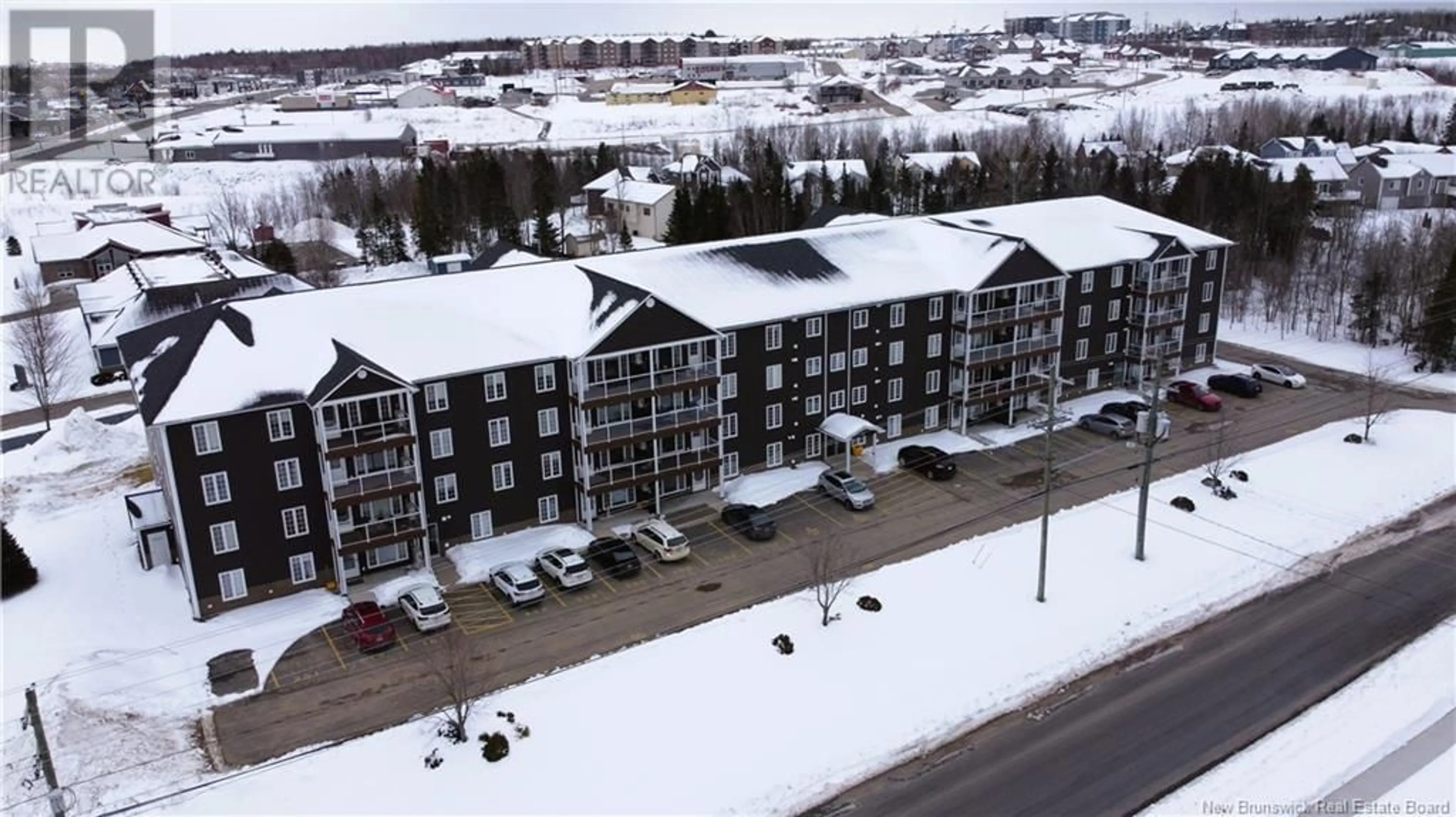 A pic from outside/outdoor area/front of a property/back of a property/a pic from drone, building for 225 Serenity Lane Unit# 325, Fredericton New Brunswick E3B0H1