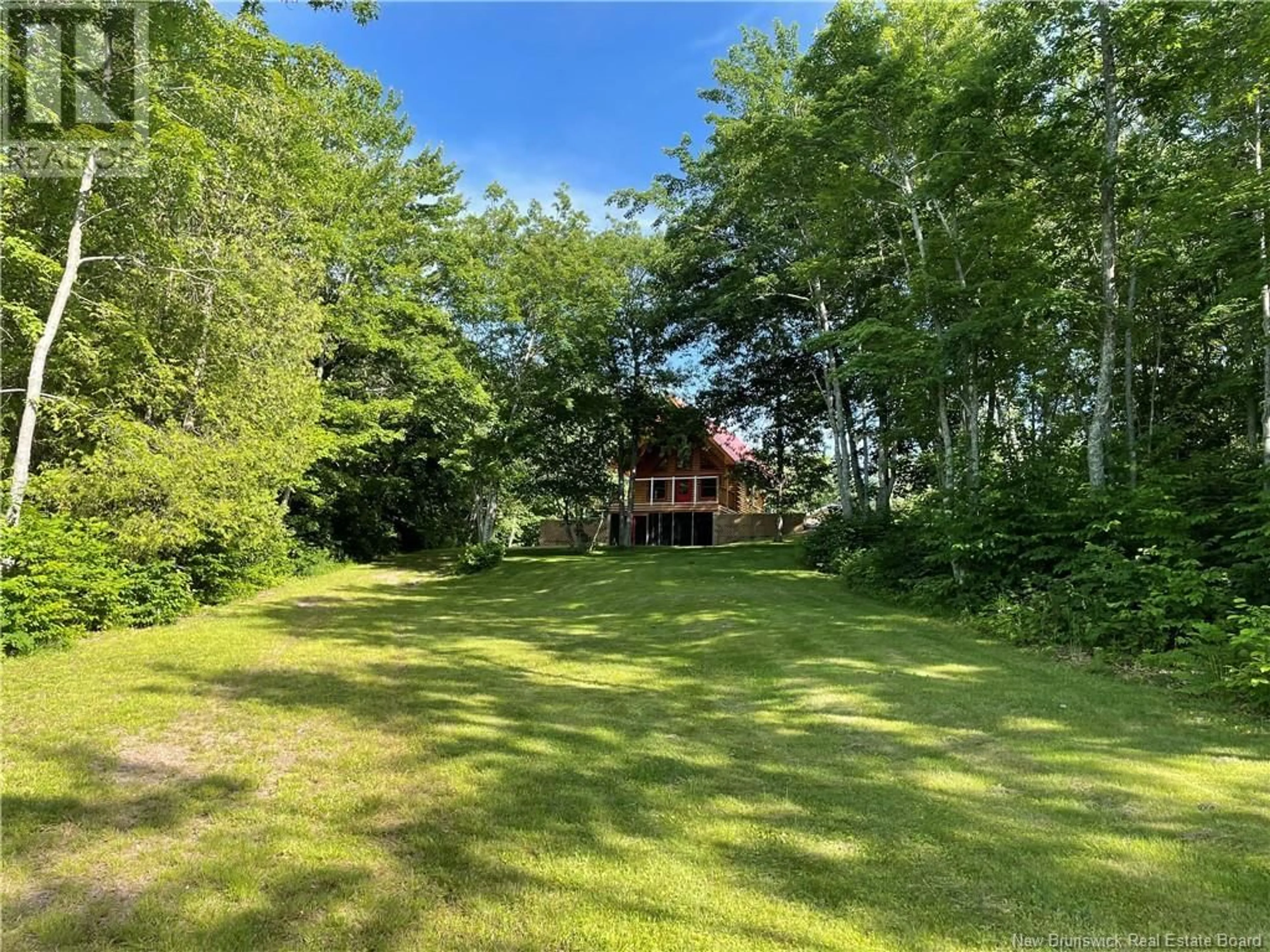 A pic from outside/outdoor area/front of a property/back of a property/a pic from drone, forest/trees view for 602 COX POINT ROAD, Cumberland Bay New Brunswick E4A3N9