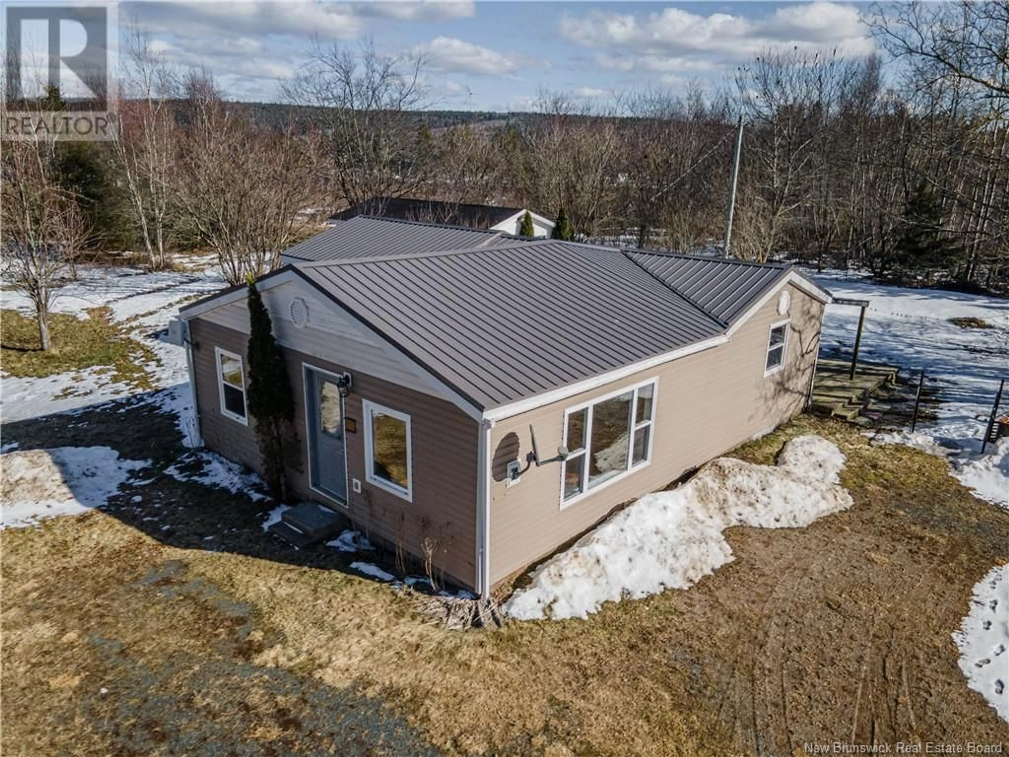 A pic from outside/outdoor area/front of a property/back of a property/a pic from drone, building for 9 Plains Road, Penobsquis New Brunswick E4G2C1