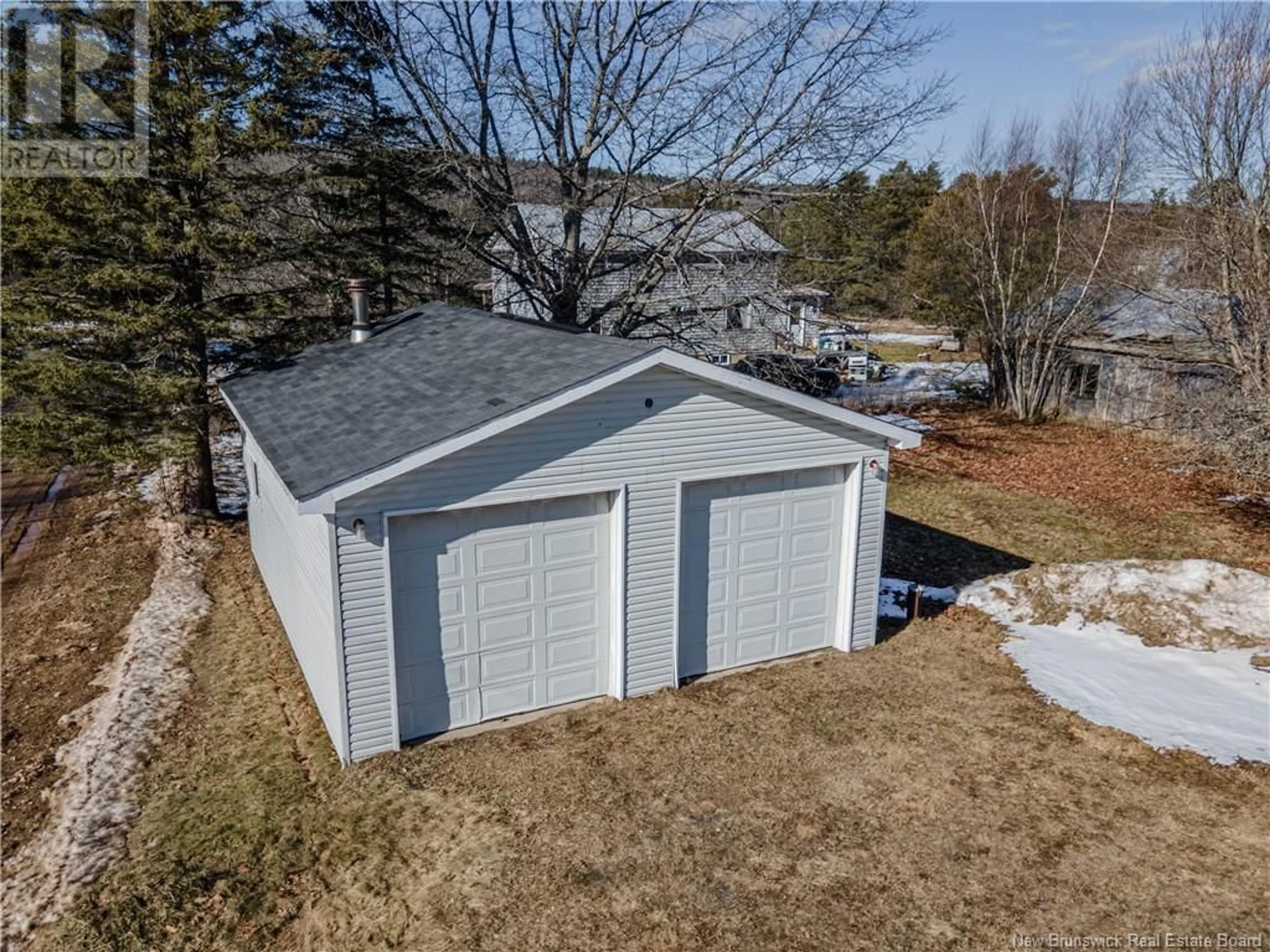 A pic from outside/outdoor area/front of a property/back of a property/a pic from drone, street for 9 Plains Road, Penobsquis New Brunswick E4G2C1