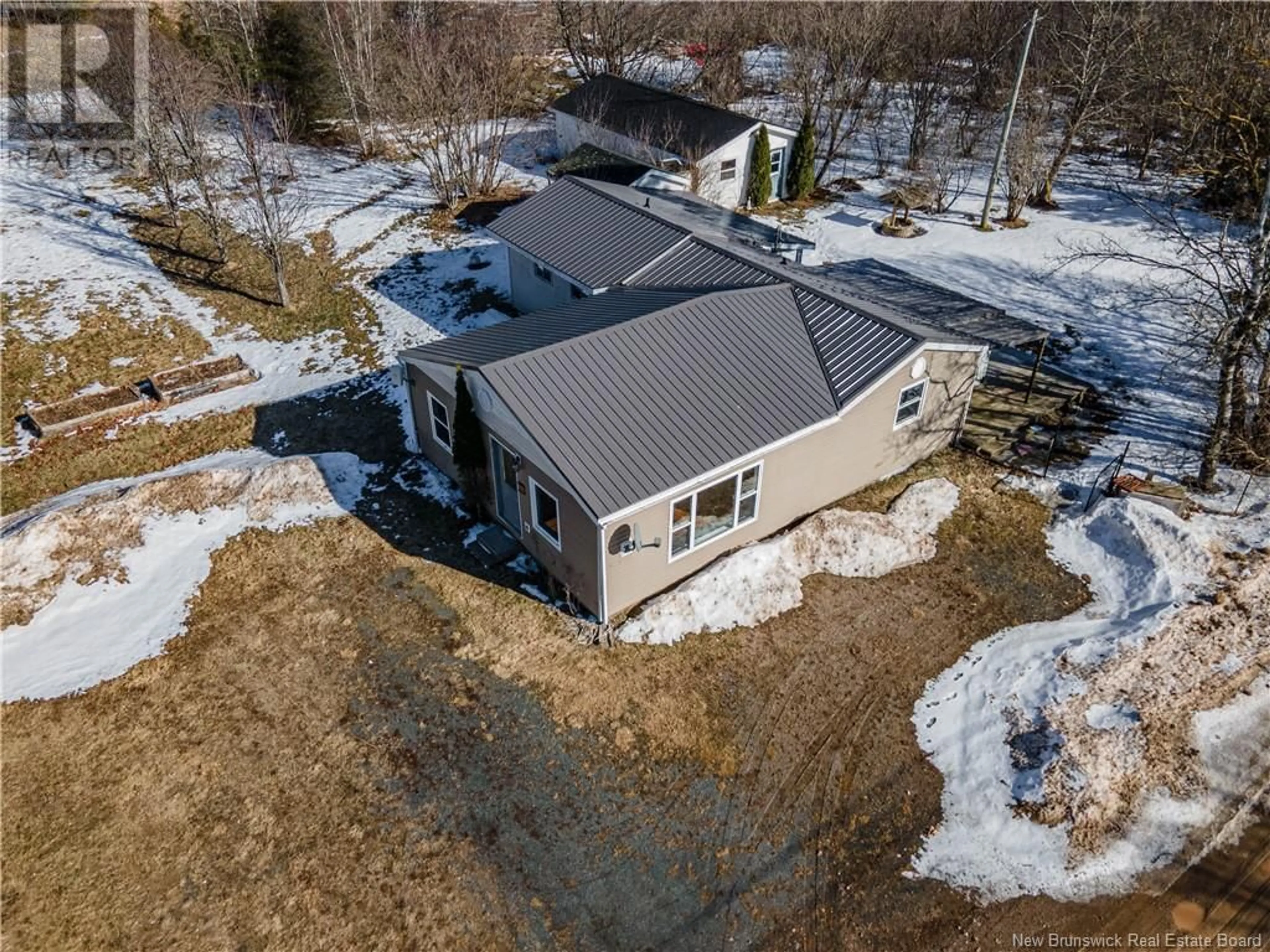 A pic from outside/outdoor area/front of a property/back of a property/a pic from drone, unknown for 9 Plains Road, Penobsquis New Brunswick E4G2C1