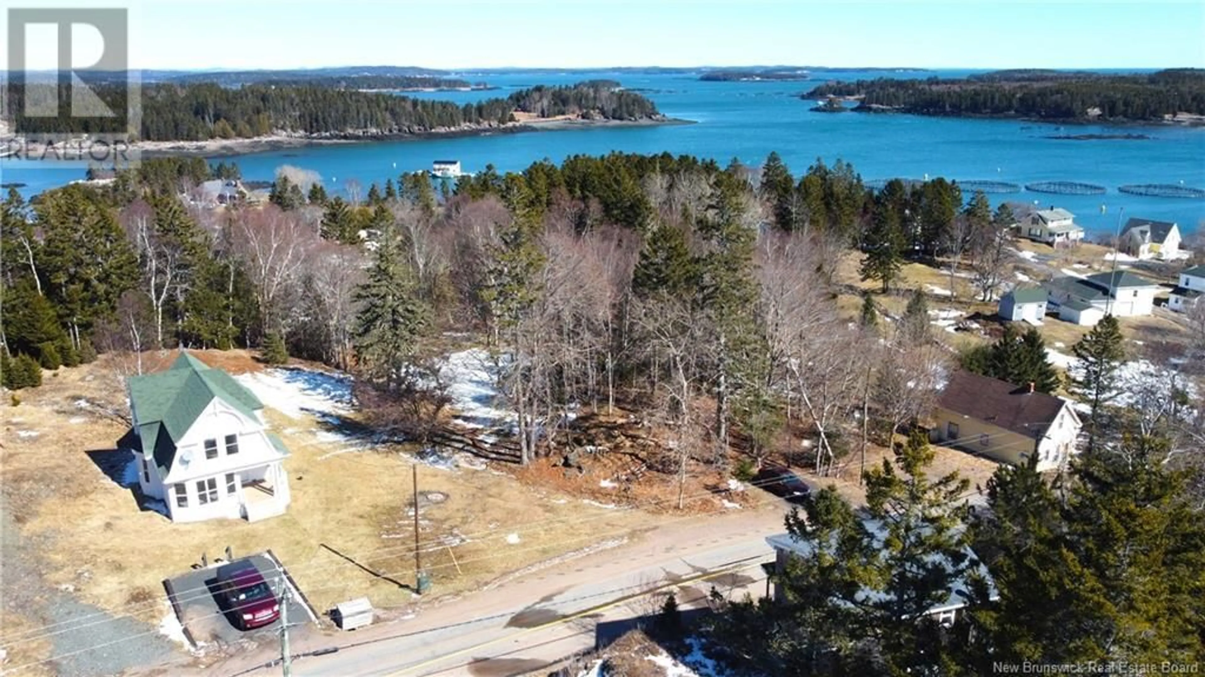 A pic from outside/outdoor area/front of a property/back of a property/a pic from drone, water/lake/river/ocean view for 33 RICHARDSON ROAD, Richardson New Brunswick E5V1V8