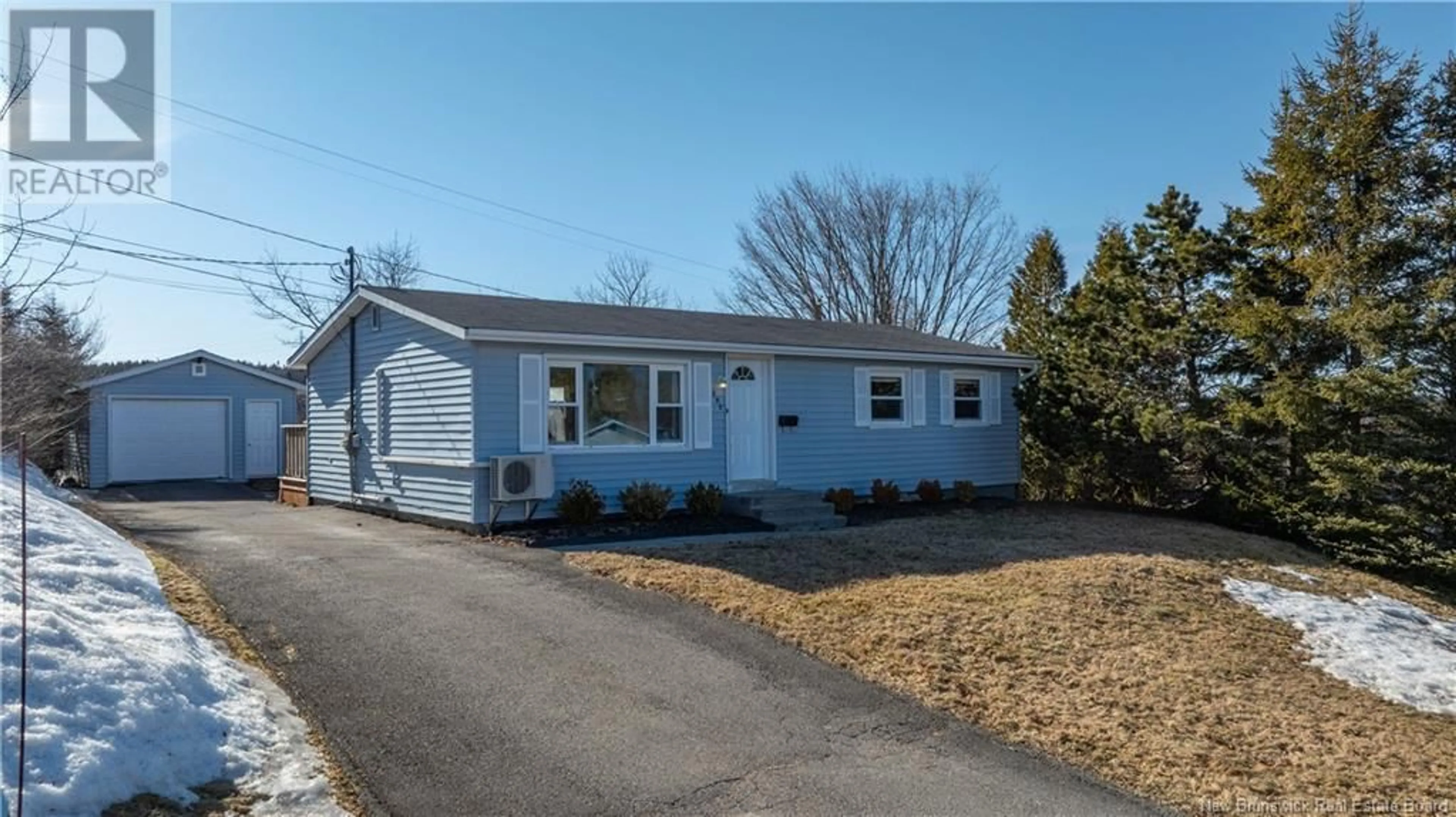 Home with vinyl exterior material, street for 293 McNamara Court, Saint John New Brunswick E2J4B6