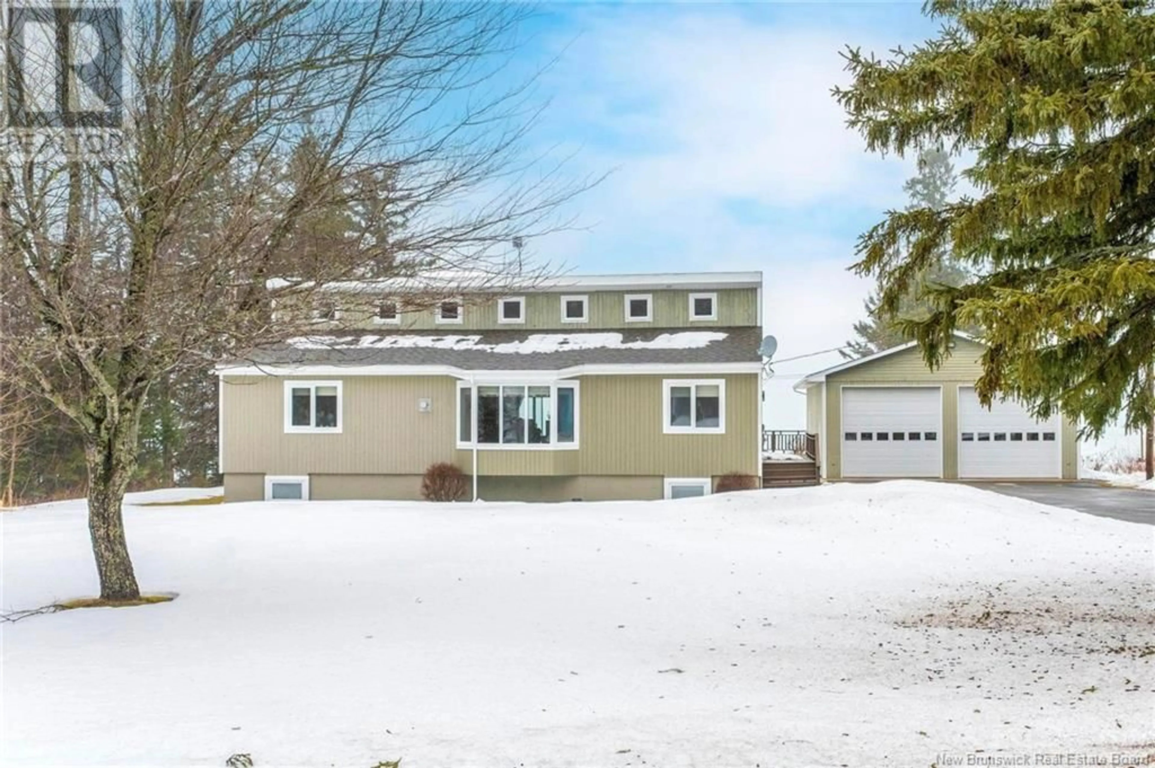 Home with vinyl exterior material, water/lake/river/ocean view for 5680 ROUTE 505, Jardineville New Brunswick E4W2J1